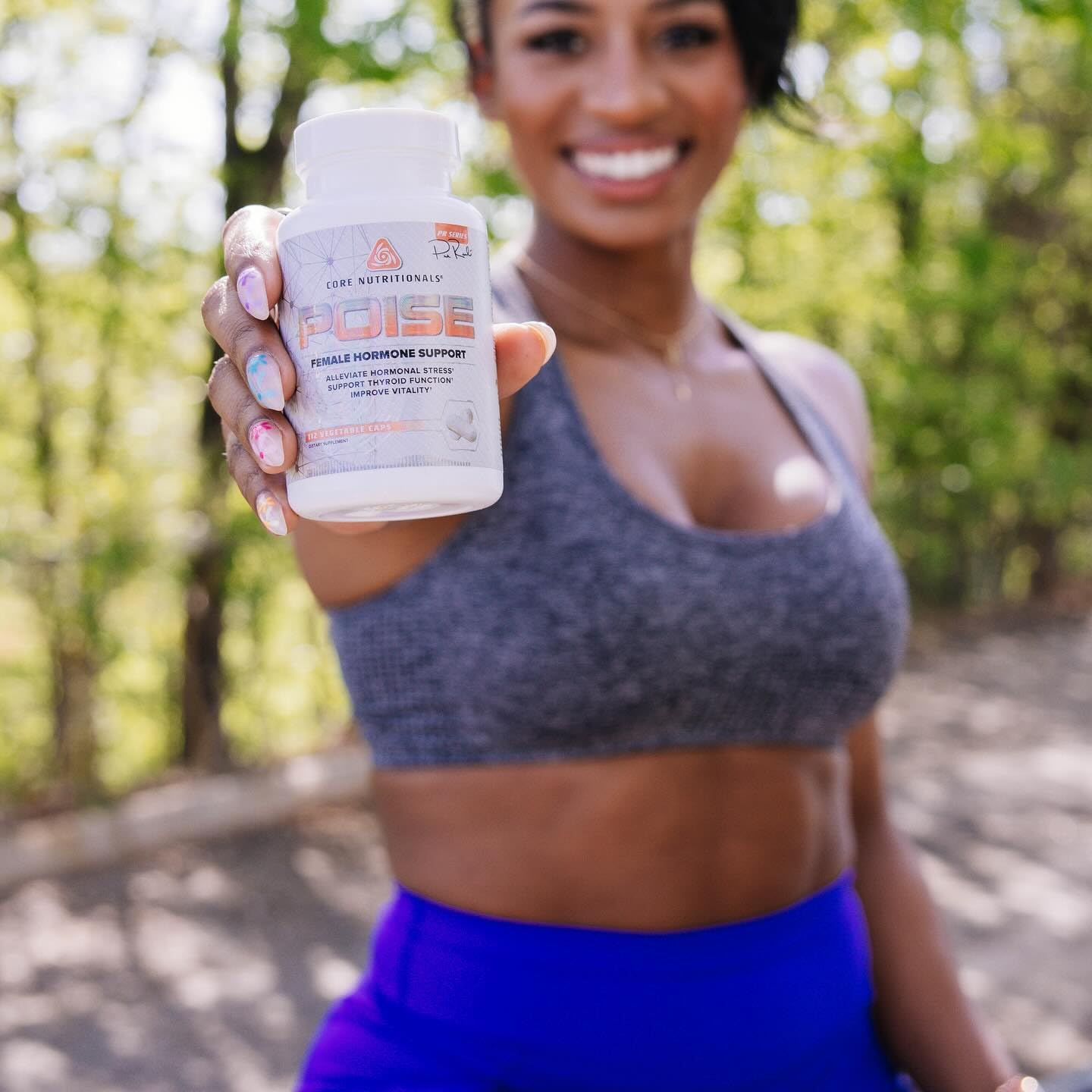 Core Nutritionals Poise Female Hormone Support | Thyroid Hormone Balance & Menstrual Support | with Magnesium & Iodine | Antioxidant Rich | 112 Vegetable Capsules Core Nutritionals uk supplements