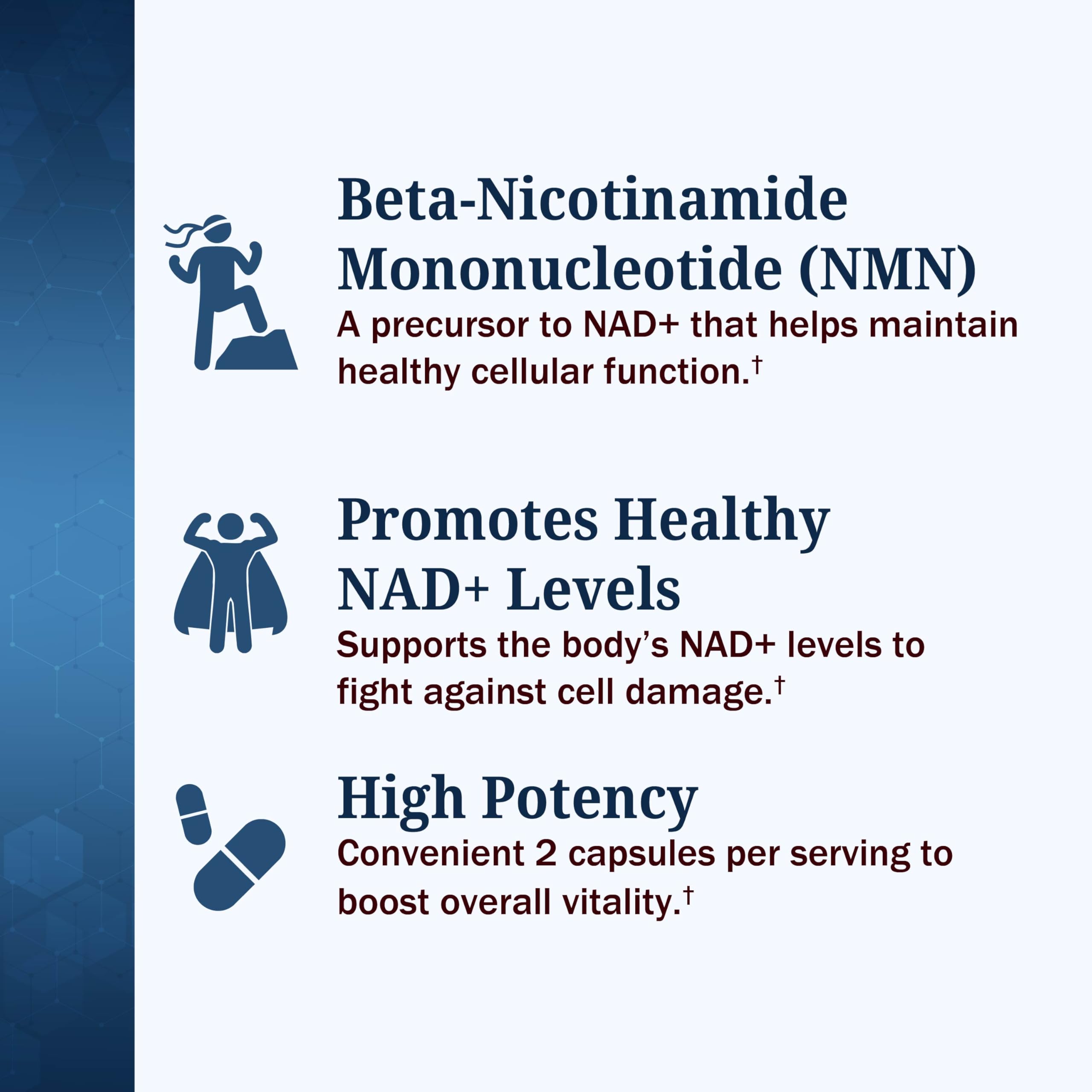 BioSchwartz NMN Supplement - 500mg Nicotinamide Mononucleotide - 30 Servings, 60 Capsules - Made in The USA with Premium Globally Sourced Ingredients, Third-Party Tested, Gluten-Free NMN Supplement BioSchwartz uk supplements