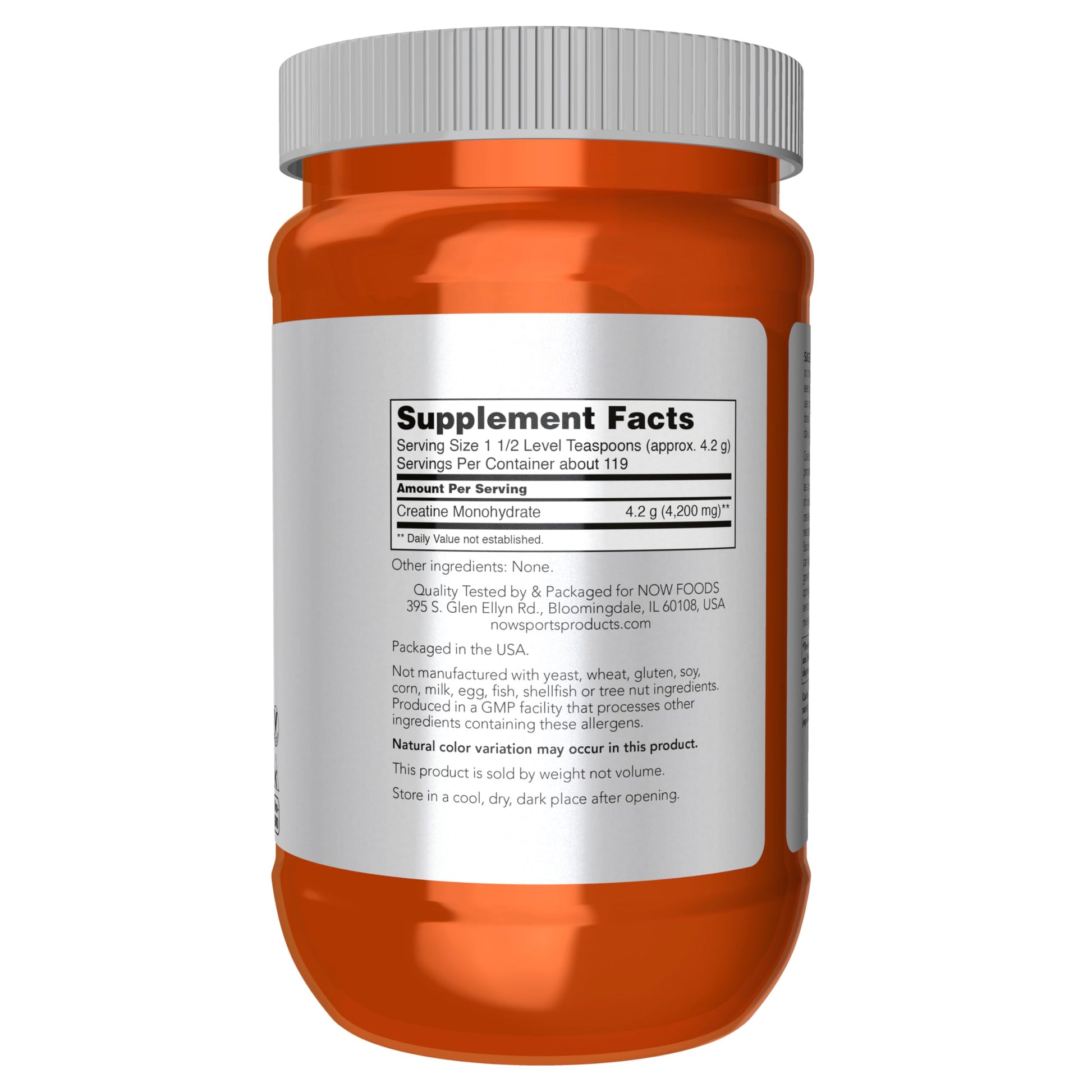 NOW Foods Sports Nutrition, Micronized Creatine Powder 500 g, Mass Building*/Energy Production*, 1.1-Pound NOW Foods uk supplements