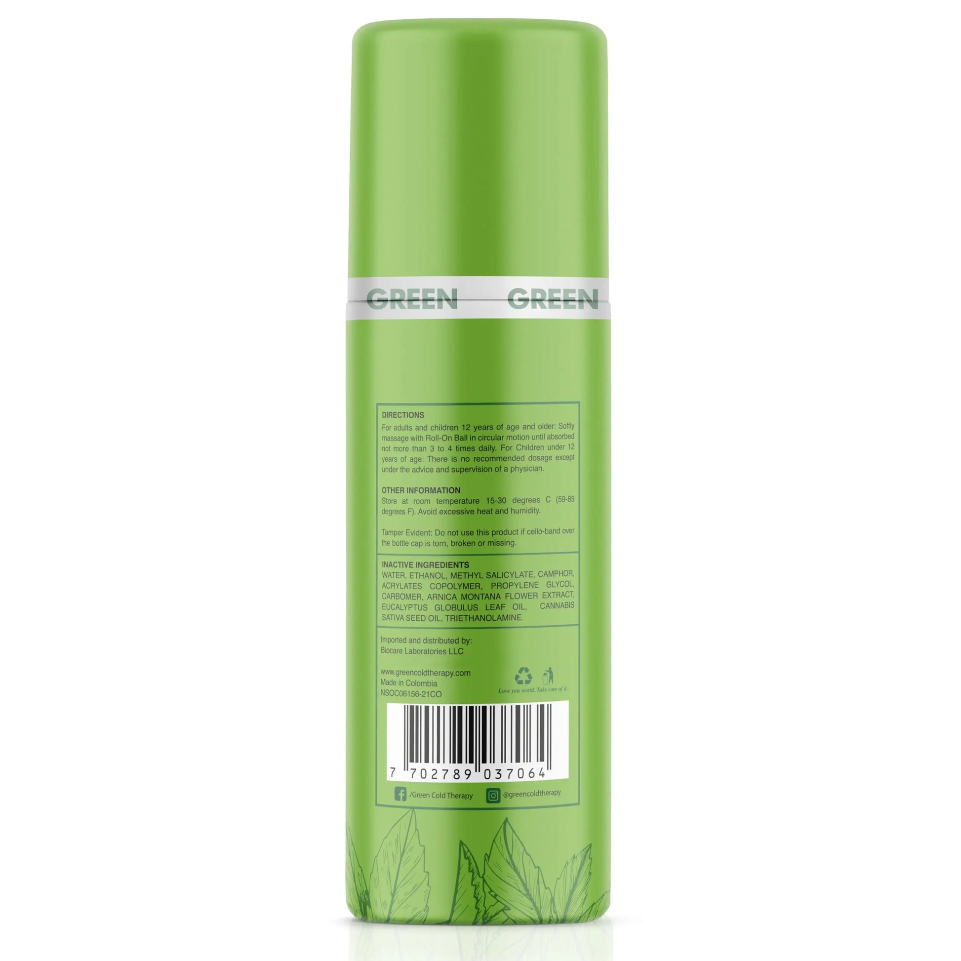 Ross D’Elen Green Menthol ROLL-ON 3-Pack ROSS D'ELEN uk supplements