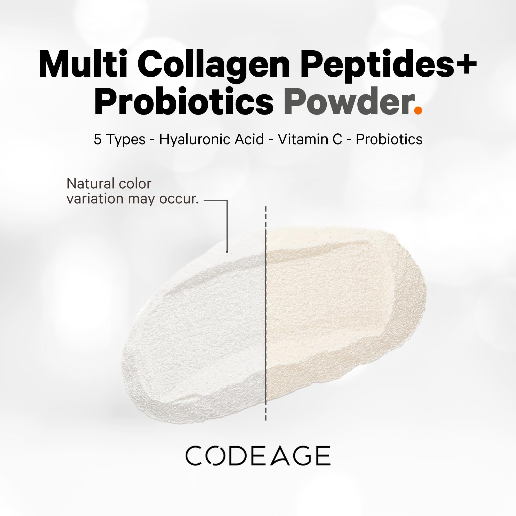 Codeage Multi Collagen Peptides Powder + Probiotics Black Edition, Vitamin C, Hyaluronic Acid Powder Supplement, Grass-Fed, Hydrolyzed, Zero Carbs, Type I, II, III, V & X, Unflavored, 10.58oz Codeage uk supplements