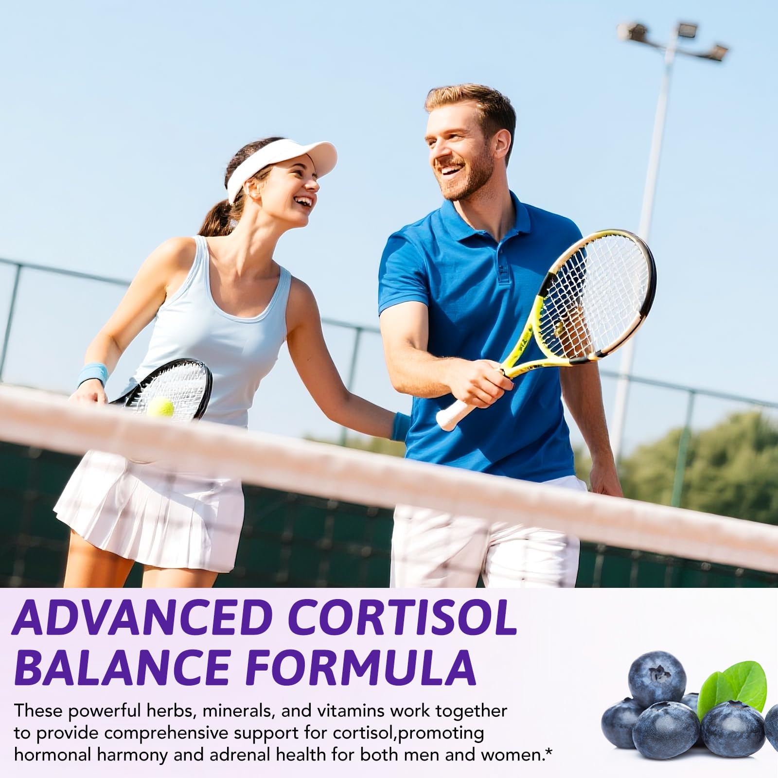NIFEISHI Cortisol Reducer & Manager Liquid Drops for Women & Men | Cortisol Supplements with Ashwagandha & Magnesium | 9-in-1 Stress & Mood Support, Blueberry Flavor-2.02 floz NIFEISHI uk supplements