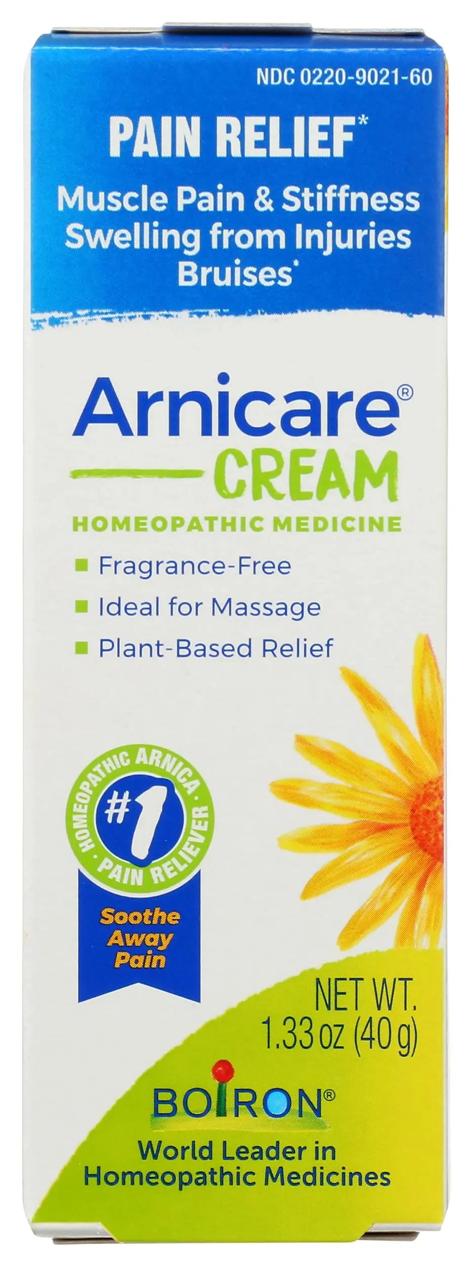 Boiron Arnicare Cream, Homeopathic Medicine for Pain Relief, 1.3 Ounce (Pack of 1) Boiron uk supplements
