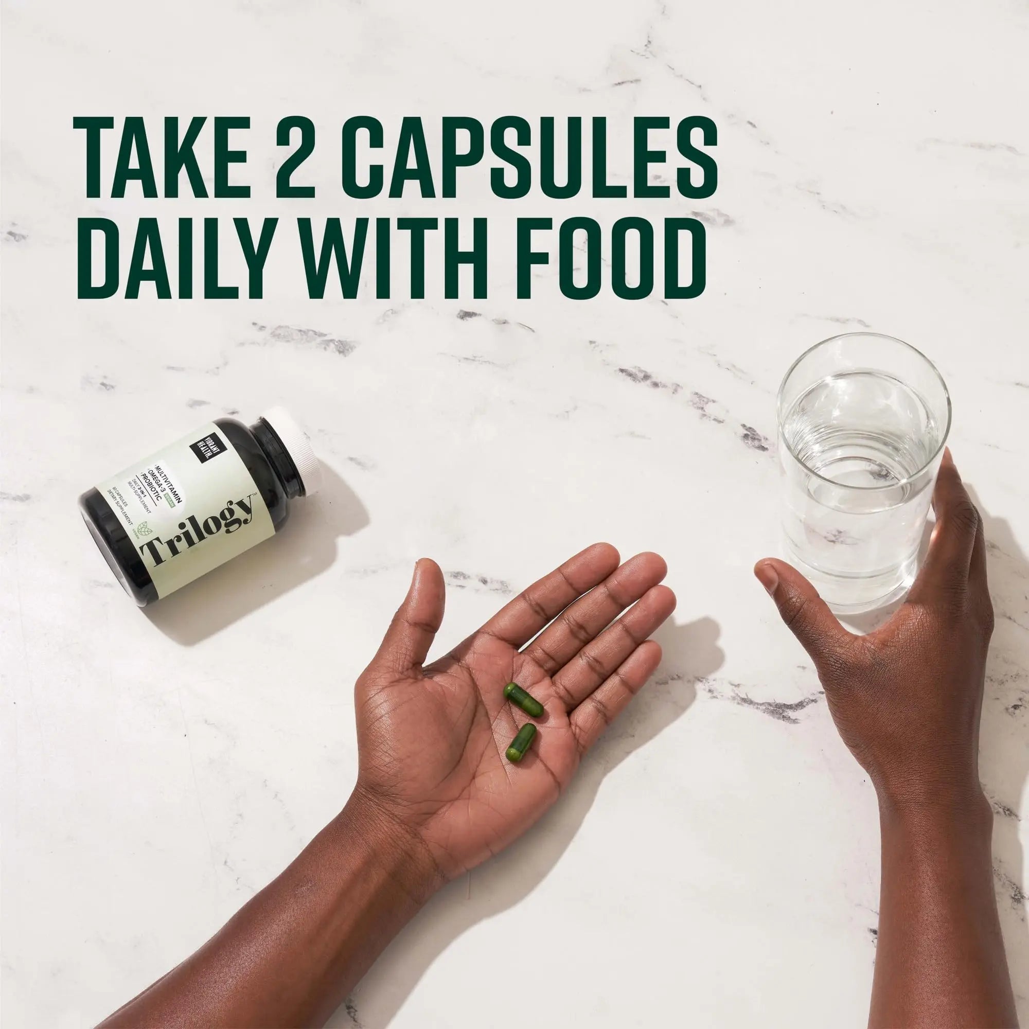 Vibrant Health, Trilogy Vegan, Probiotic Multivitamin with an Essential Blend of Omega-3 from Vegan Algal Oil, Vitamin A, B12, C, D3, E Vibrant Health uk supplements