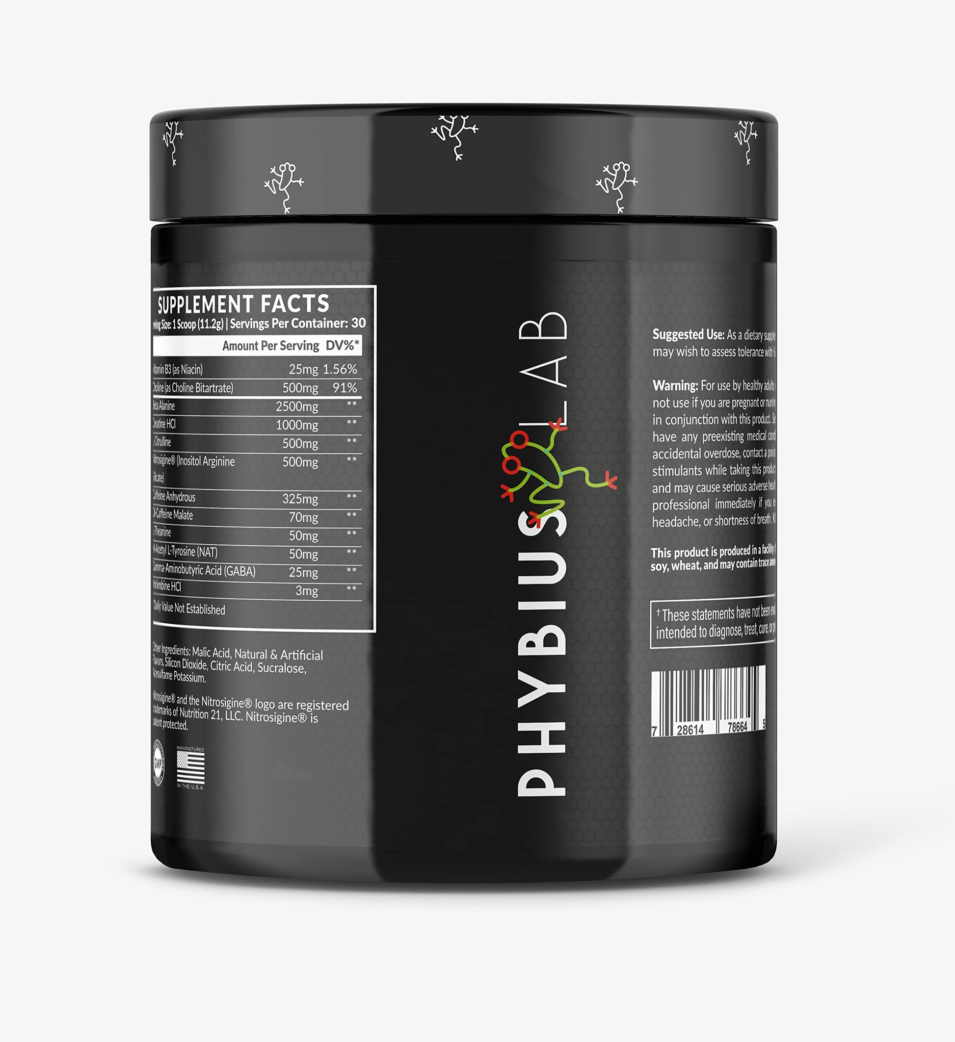 PHYBIUS Lab AM Pre-Workout (Sour Watermelon) Focus, Strength, Powder, 30 Servings PHYBIUS Lab uk supplements