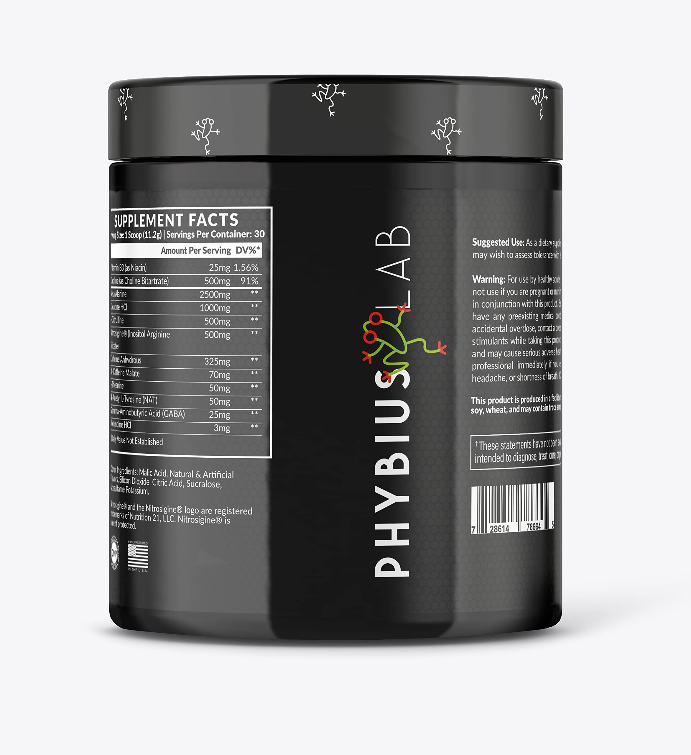 PHYBIUS Lab AM Pre-Workout (Sour Watermelon) Focus, Strength, Powder, 30 Servings PHYBIUS Lab uk supplements