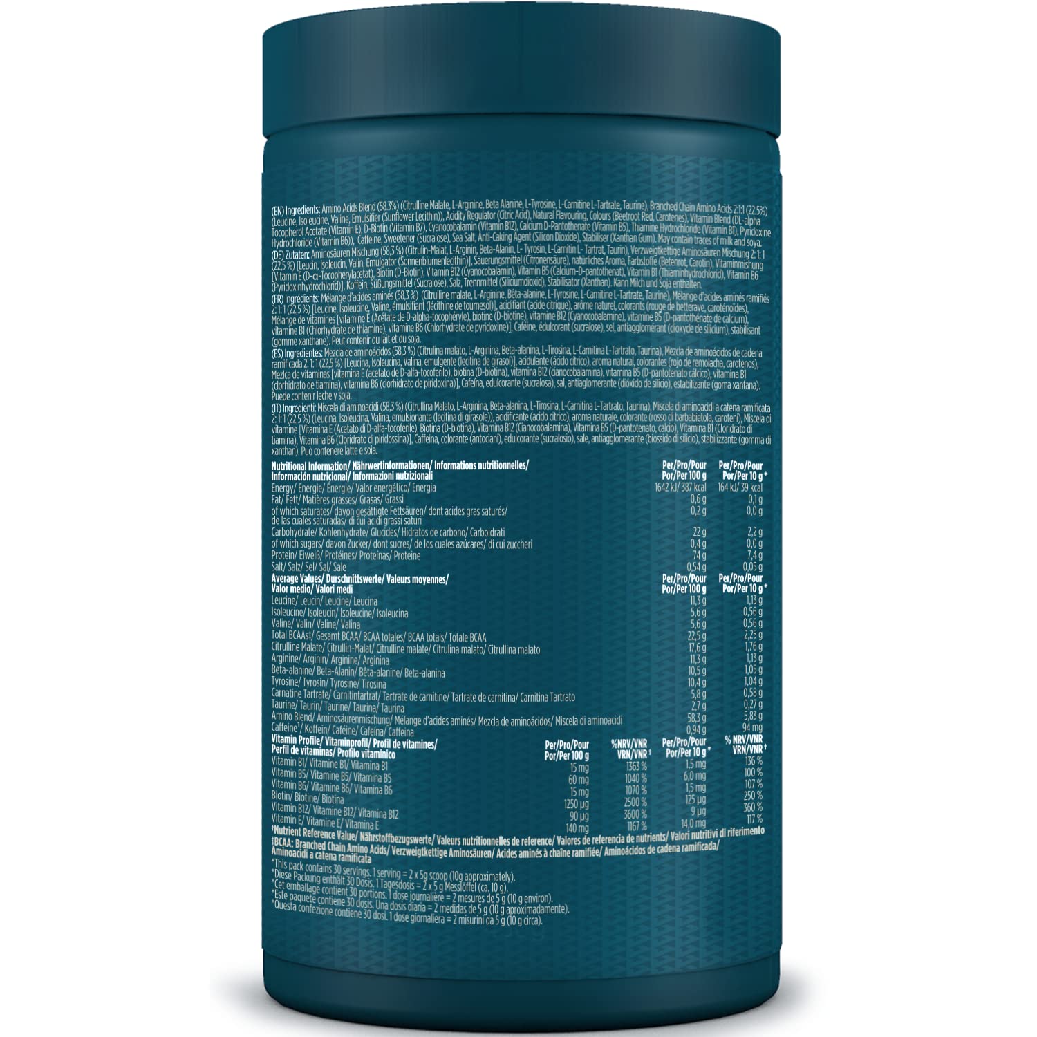 Kinetica PreFuel, Pre Workout, 5.9g Amino Acids & 2.3g BCAA's per Serving, 30 Servings Kinetica uk supplements