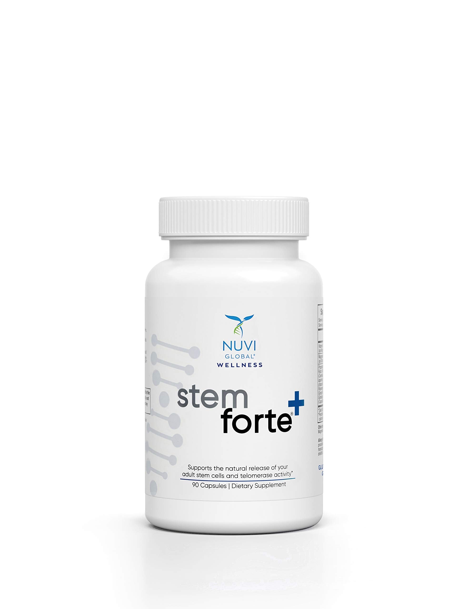 NuVi Global Stemforte Plus Stem Cell and Telomere Supplements – Cell Regeneration, Cell Growth & Telomere Support for Healthy Aging & Cellular Health – 90 Capsules for Men & Women NuVi Global uk supplements