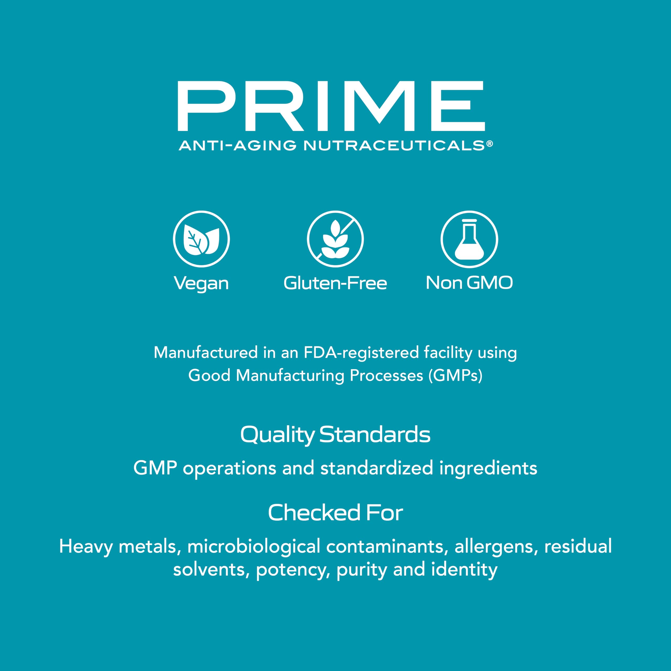 PRIME Anti-Aging Nutraceuticals NAD+ – Nicotinamide Riboside & Pterostilbene Supplement for Cellular Energy, Healthy Aging & Vitality, Vegan, Gluten-Free, 30 Servings PRIME uk supplements