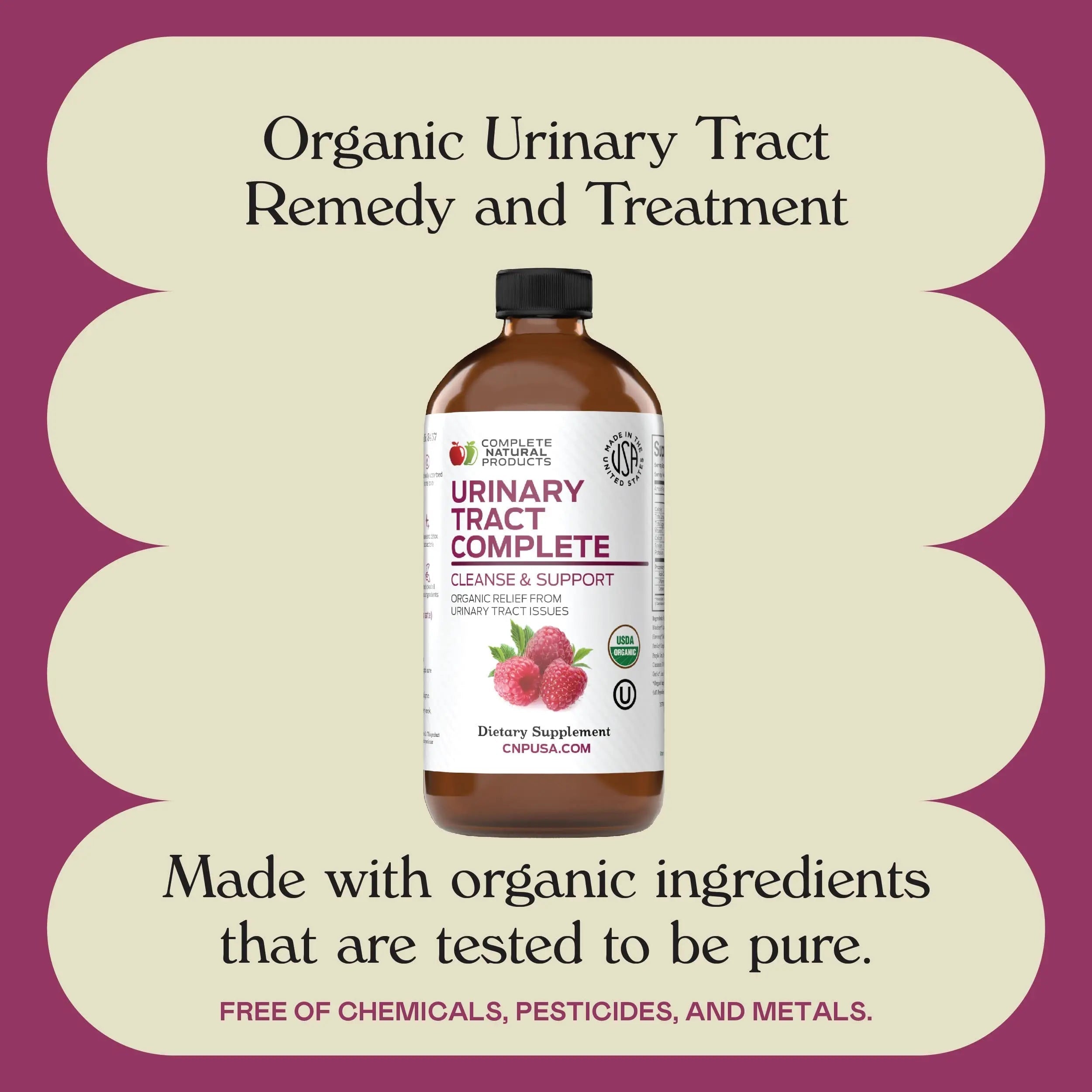 Complete Natural Products Urinary Tract Complete 8oz - Liquid Supplement for a Urinary Tract Cleanse, Defense, Health, and Treatment with Organic Cranberry & Organic D-Mannose Complete Natural Products uk supplements