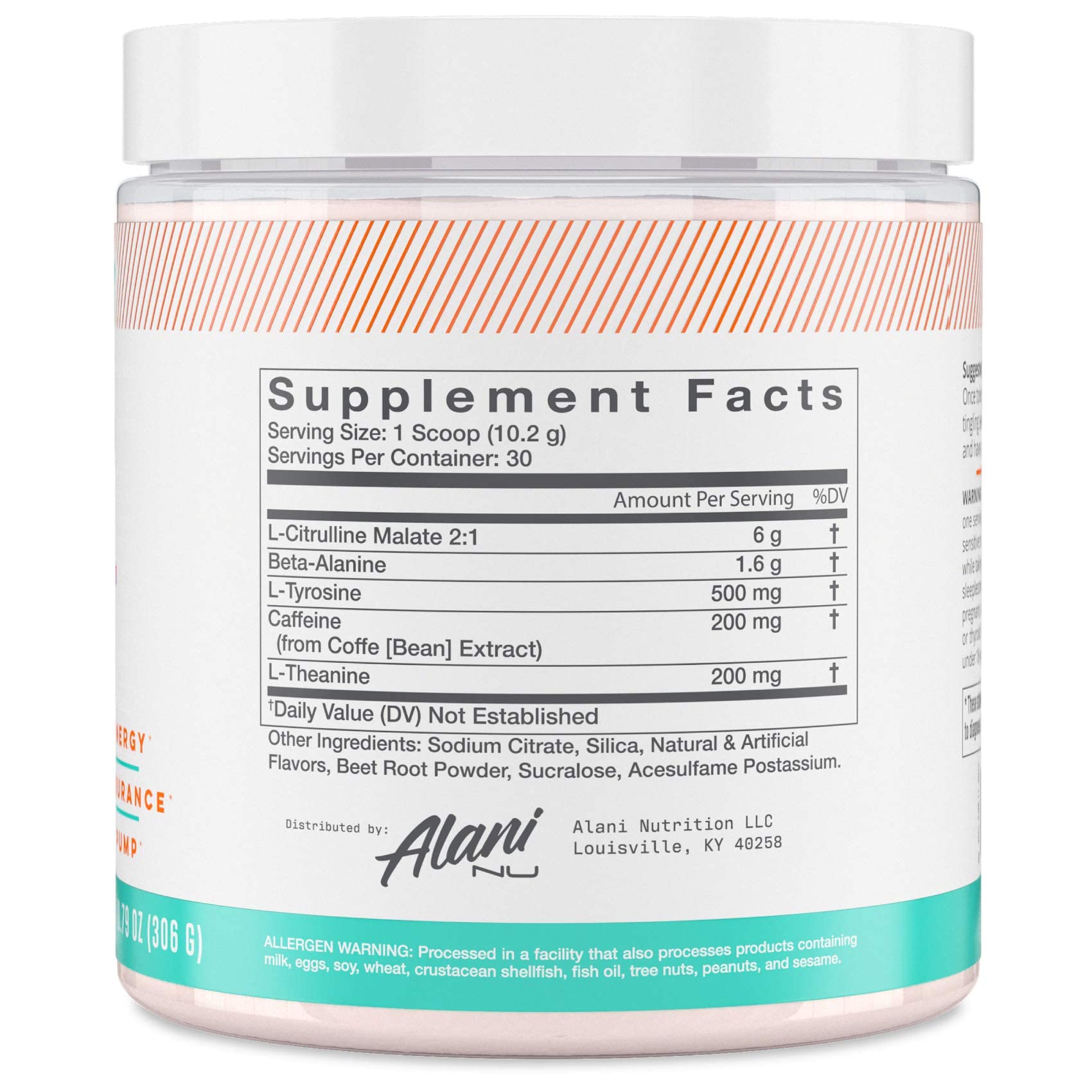 Alani Nu Pre Workout Powder | Amino Energy Boost | Endurance Supplement Alani Nu uk supplements
