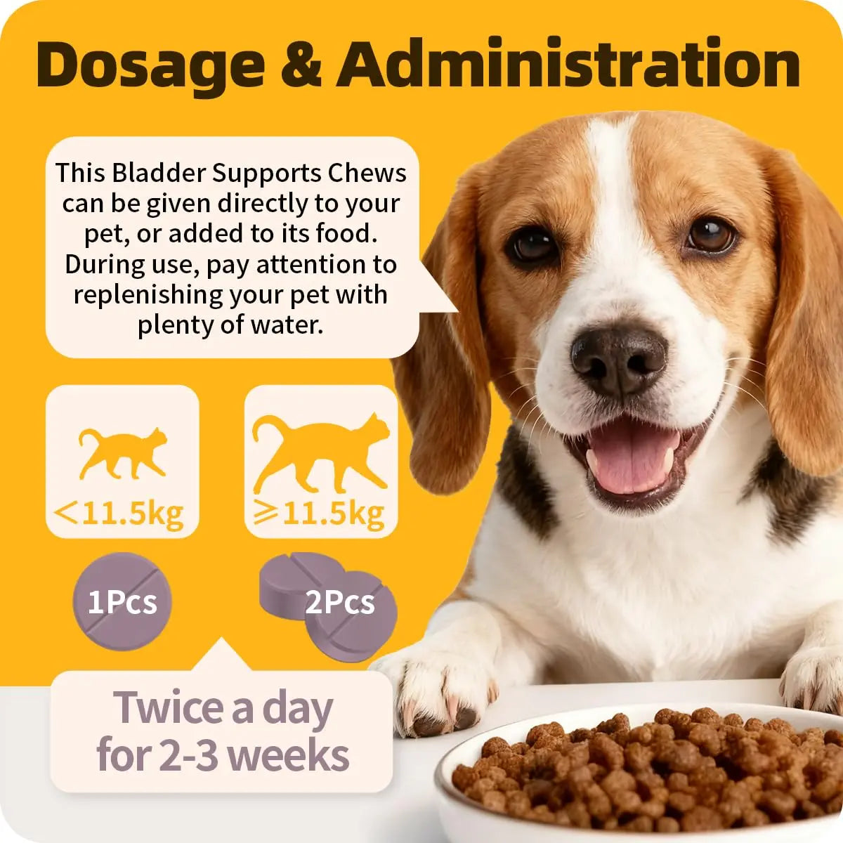 Cassiel Pet Bladder Supports Chews for Urinary Tract Health, Infection Treatments, Bladder Health, Dog UTI, Bladder Stones, Incontinence Support, Urinary Pain Relief for Cat & Dog 10 Chews (1 Bottle) Cassiel pet uk supplements