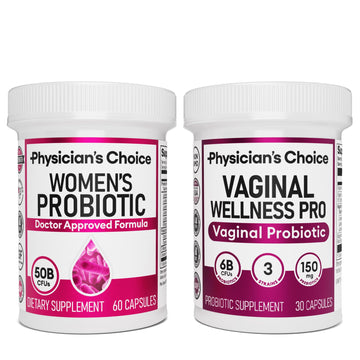 Physician's CHOICE Feminine Power Duo Bundle - Vaginal Probiotic 30ct + Womens Probiotic 60ct Physician's CHOICE uk supplements