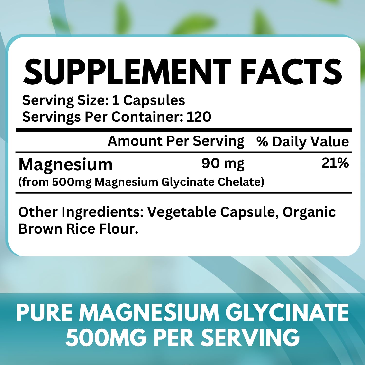 VITBOOST Magnesium Glycinate 500mg - High Absorption Chelated Supplement - Supports Sleep, Muscle Recovery & Heart Health - Non-GMO, Vegan - 120 Capsules - Made in USA VITBOOST uk supplements