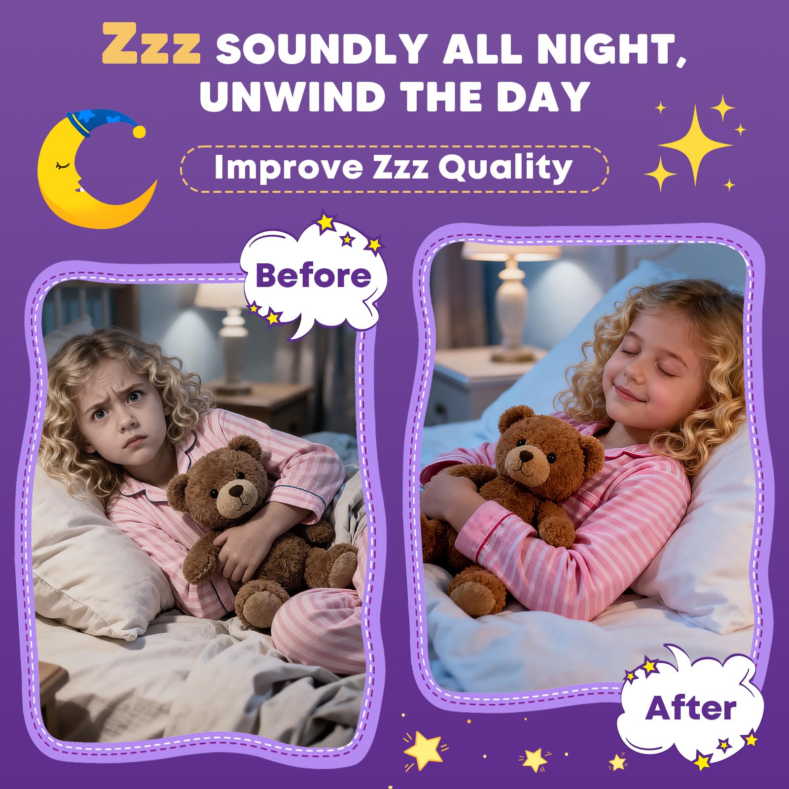 Sugar Free Magnesium Glycinate Gummies for Kids & Adults - Zzz Support, Relaxation & Cognition Support, 200/400mg Magnesium Gummies with L-Theanine, GABA, Calcium, B6, D3, C & K2, Grape Flavor, 60 Ct JIANKYTZ uk supplements