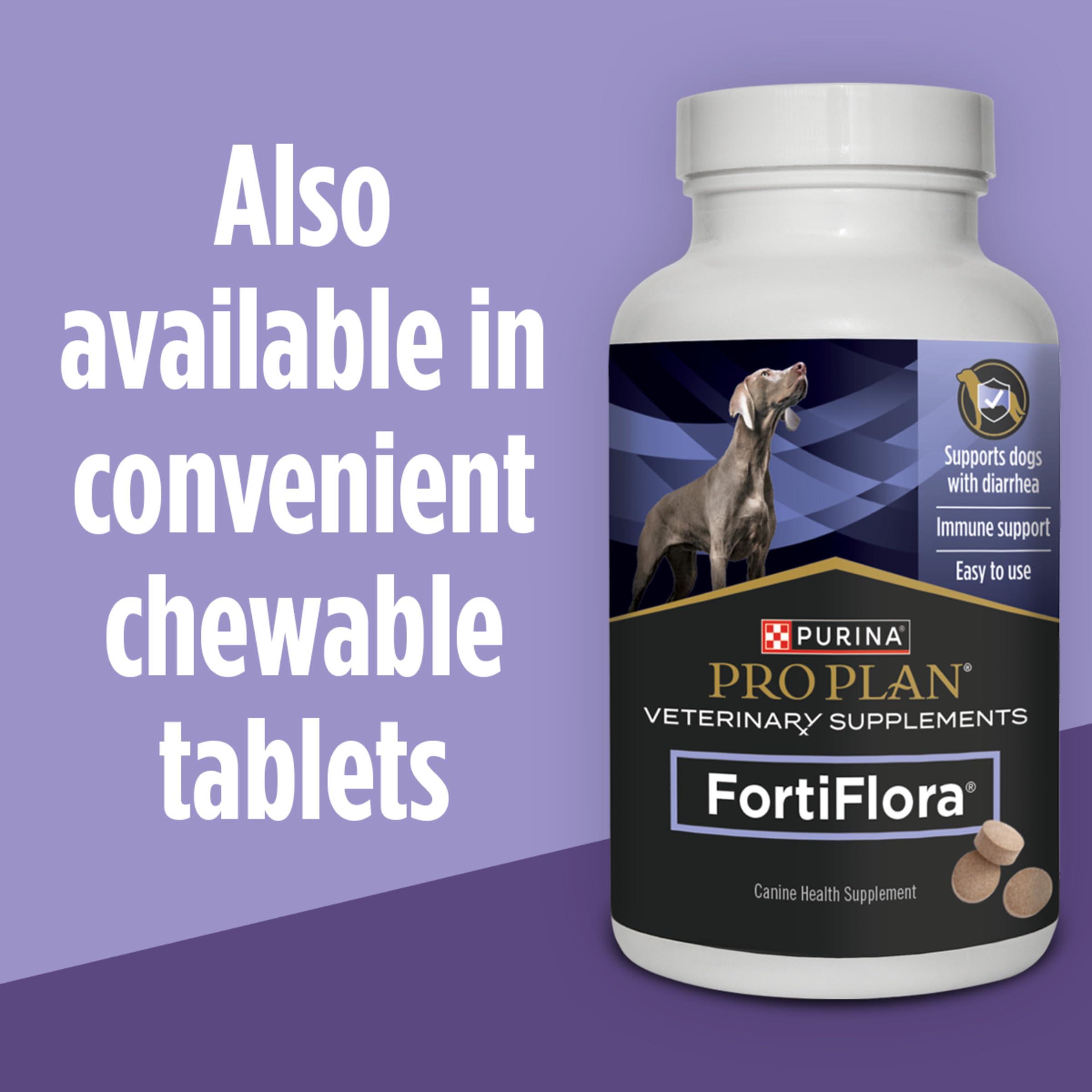 Purina Pro Plan Veterinary Supplements FortiFlora Daily Probiotics for Dogs, Helps Digestive Gut Health and Diarrhea - 30 ct. Box Pro Plan Veterinary Diets uk supplements