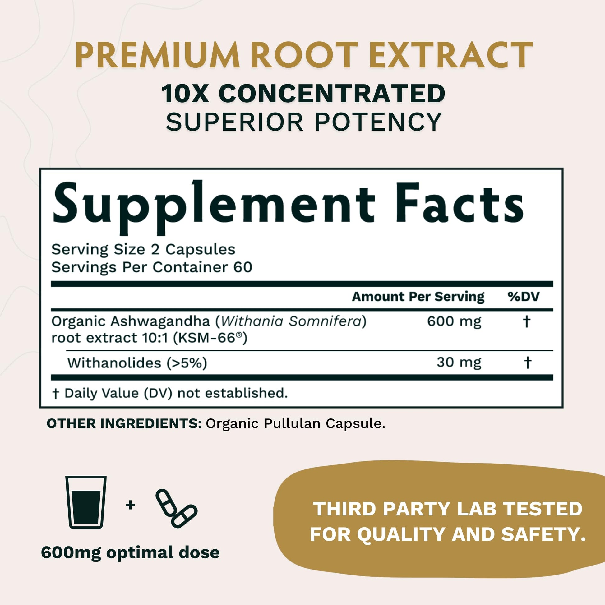 TRIBE ORGANICS Ashwagandha KSM 66 Pure Organic Root Powder Extract Ayurvedic TRIBE ORGANICS uk supplements