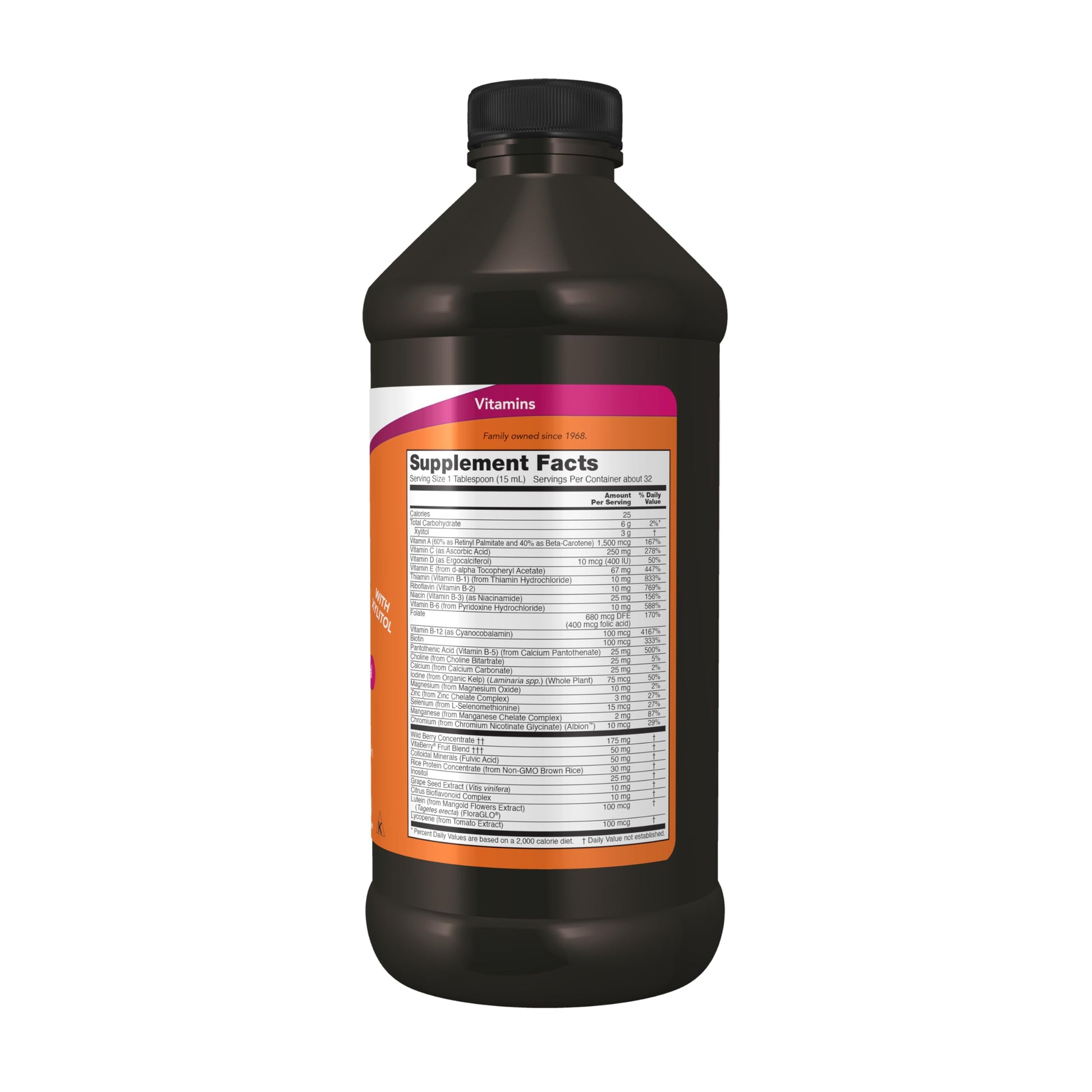 NOW Foods Supplements, Liquid Multi, Fast Absorption, Liquid Vitamin & Mineral, Wild Berry Flavor, 16-Ounce NOW Foods uk supplements