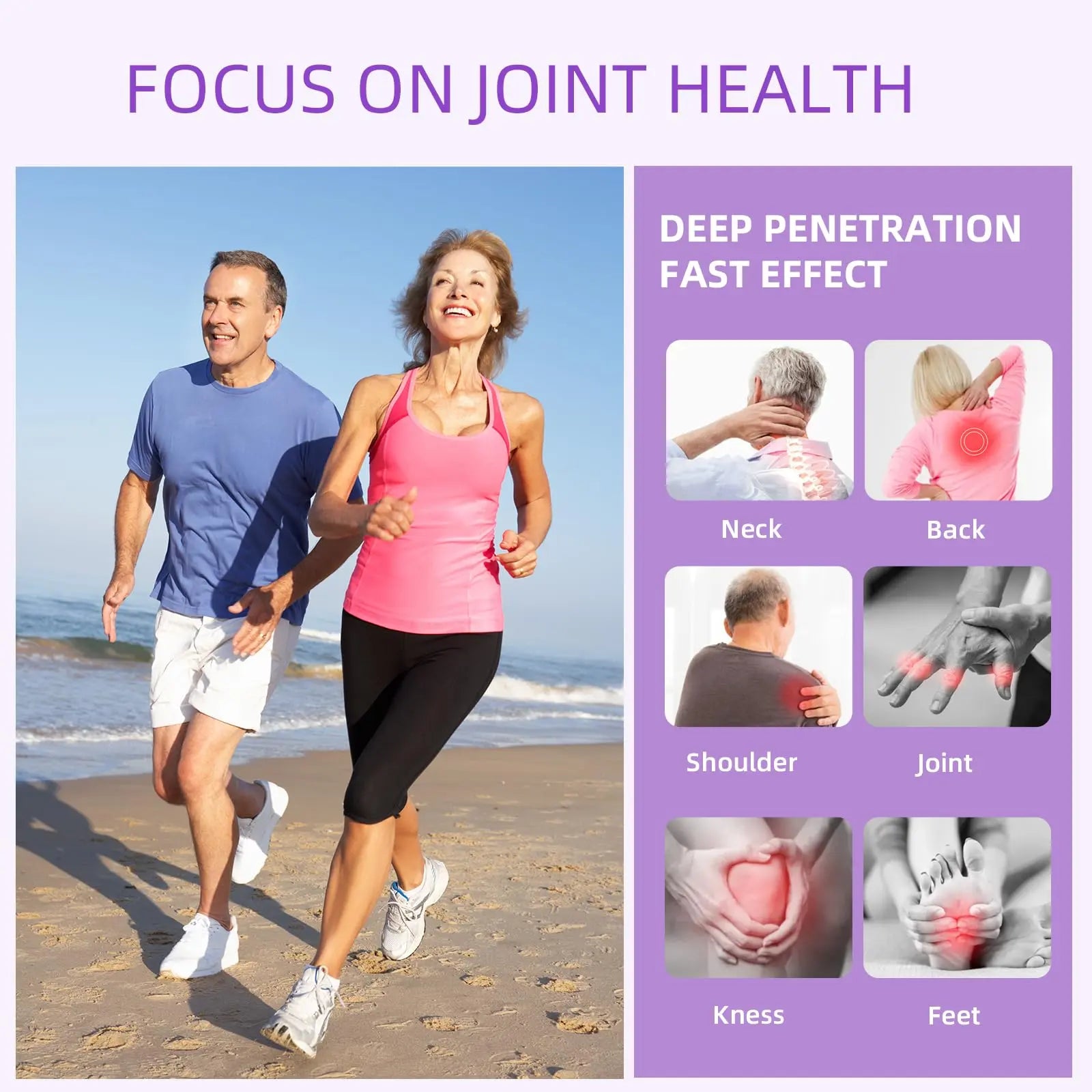 Nodfens Joint Pain Gel, Purple Relief Soothing Massage Cream for Knees, Neck, Feet, Hand Whole Body Nodfens uk supplements