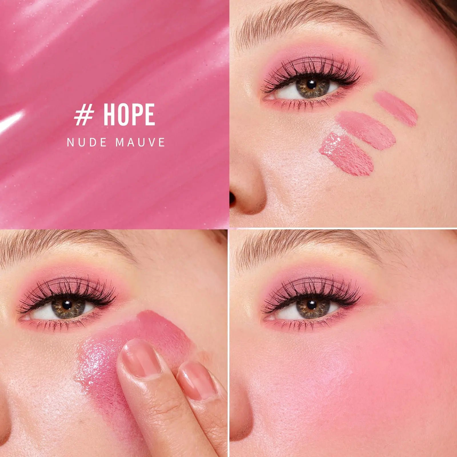 KIMUSE Liquid Blush, Long-Wearing Pigmented Soft Cream Face Blush, Waterproof, Smudge Proof, Dewy Finish KIMUSE uk supplements