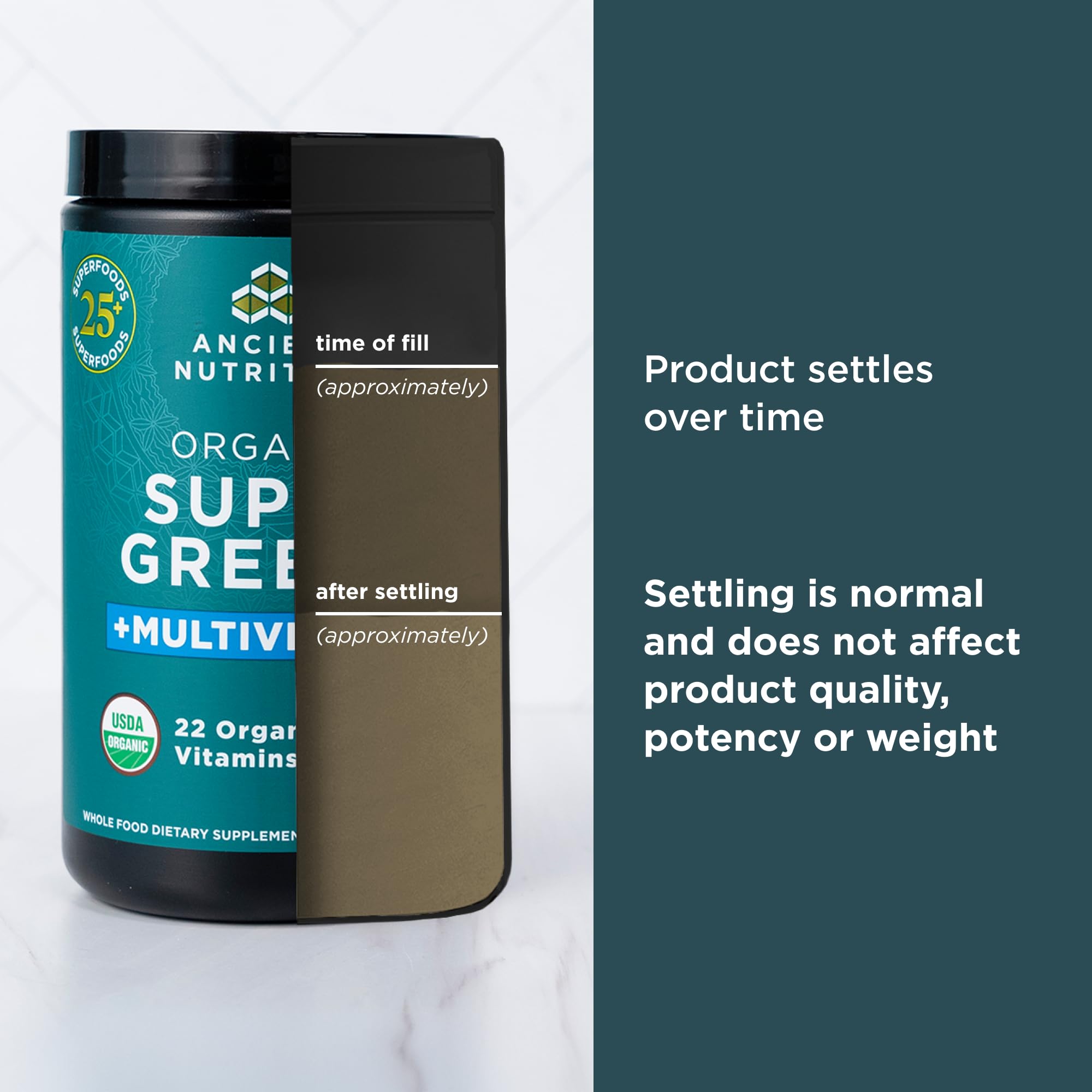Ancient Nutrition, Vitamin Powder, One Bottle Made from Real Fruits, Vegetables and Herbs, for Digestive and Energy Support, 25 Servings, 7.5oz Ancient Nutrition uk supplements