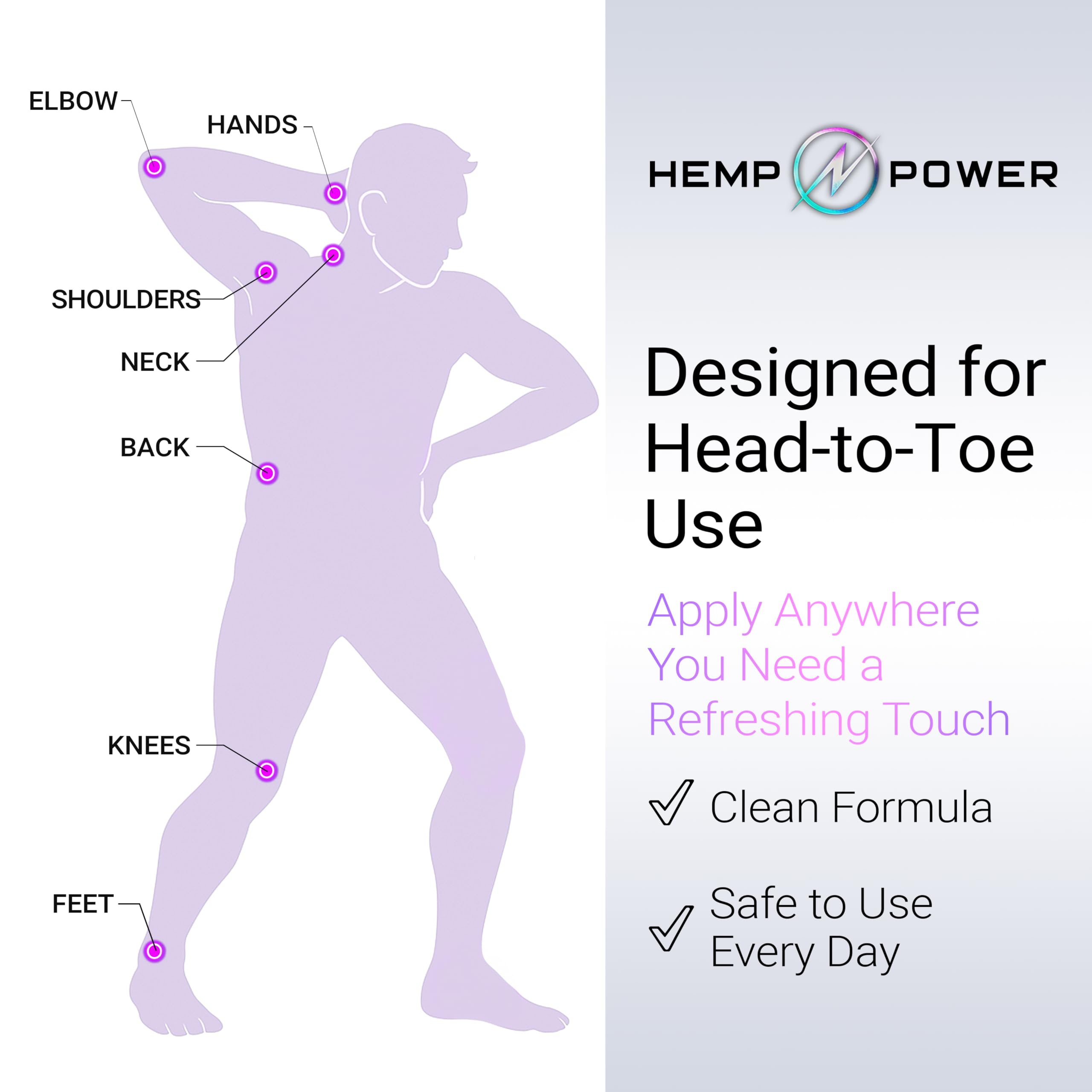 Hemp Power Joint Muscle Relief Cream, with Hemp, Menthol, MSM Arnica, Support Your Back, Muscles, Joints, Neck, Shoulder, Knee, Nerves - 2 Fl Oz. HEMP POWER uk supplements