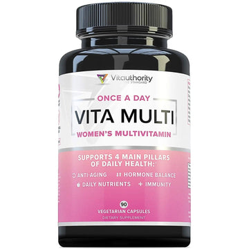 Vitauthority Multivitamin for Women Women’s Daily Multi-Vitamin Supplement with DIM, Iodine, Ashwagandha Supports Youthful Complexion Vitauthority uk supplements