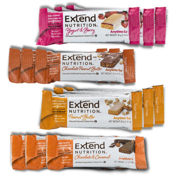 Extend Nutrition Diabetic Snacks for Sugar Control, Low Carb, Low Sugar, Low Calorie Snacks Extend Bar uk supplements