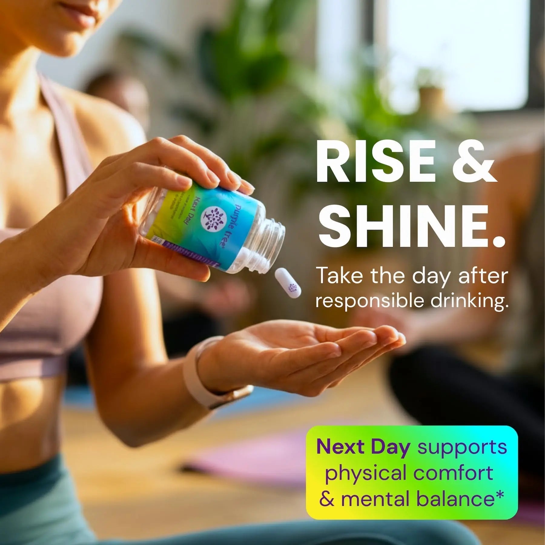 purple tree Next Day – Post-Drink Morning Wellness Supplement for Balance, Restore & Replenishment | Ashwagandha KSM-66, Milk Thistle, Ginger purple tree uk supplements