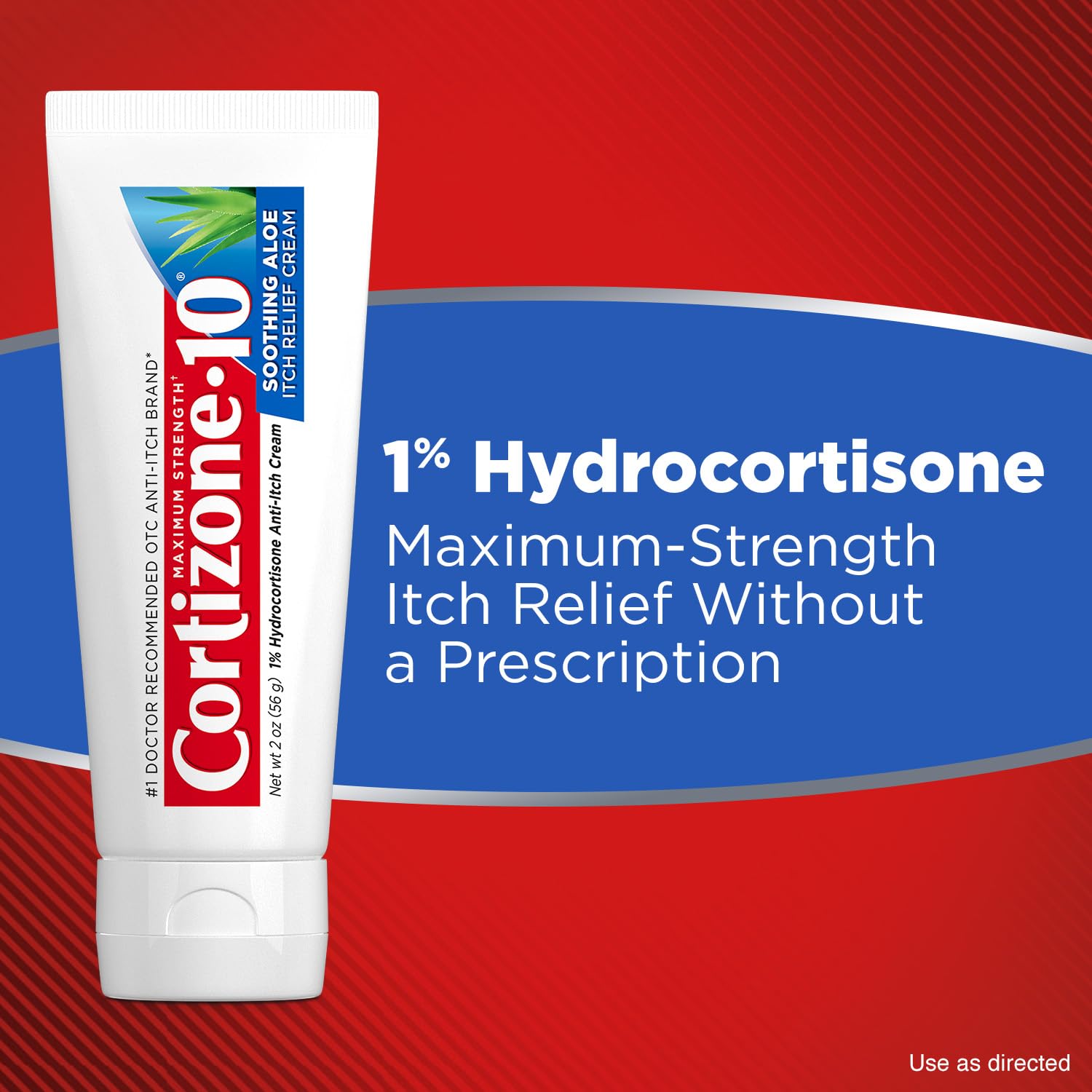 Cortizone-10 Maximum Strength Soothing Aloe Itch Relief Cream, 1% Hydrocortisone, Fast-Acting, Anti-Itch Cream for Bug Bites, Rash, Eczema, Psoriasis, Poison Ivy, Oak, Sumac & More, 2 oz Cortizone 10 uk supplements