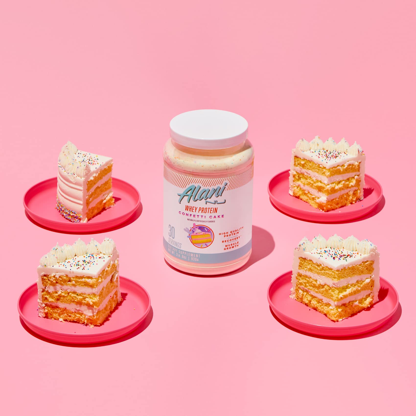 Alani Nu Whey Protein Powder Confetti Cake | 23g Protein with Low Sugar & Digestive Enzymes Alani Nu uk supplements