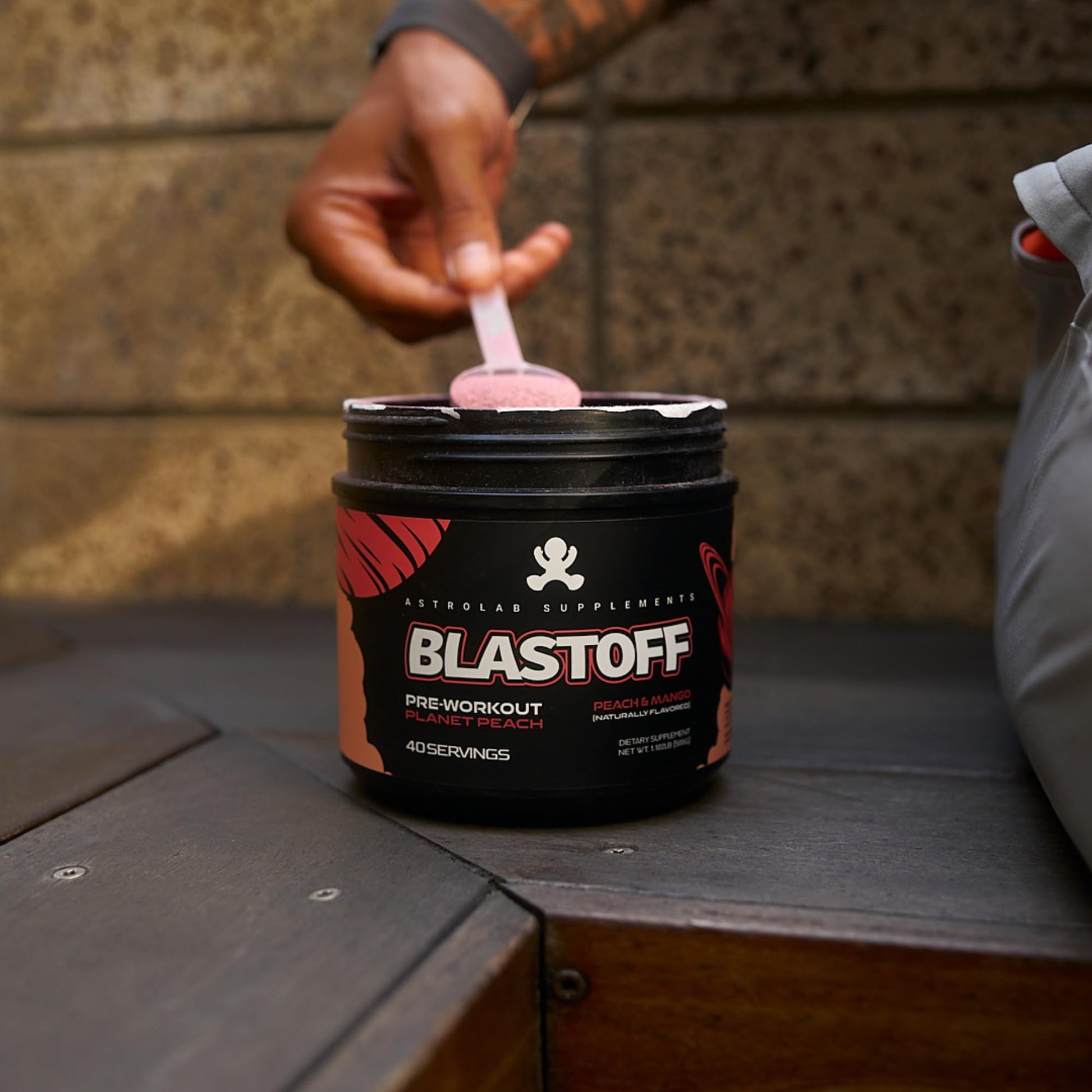 BLASTOFF Pre-Workout Powder - Organic Beet Root Powder with Natural Peach Mango AstroLab Supplements uk supplements