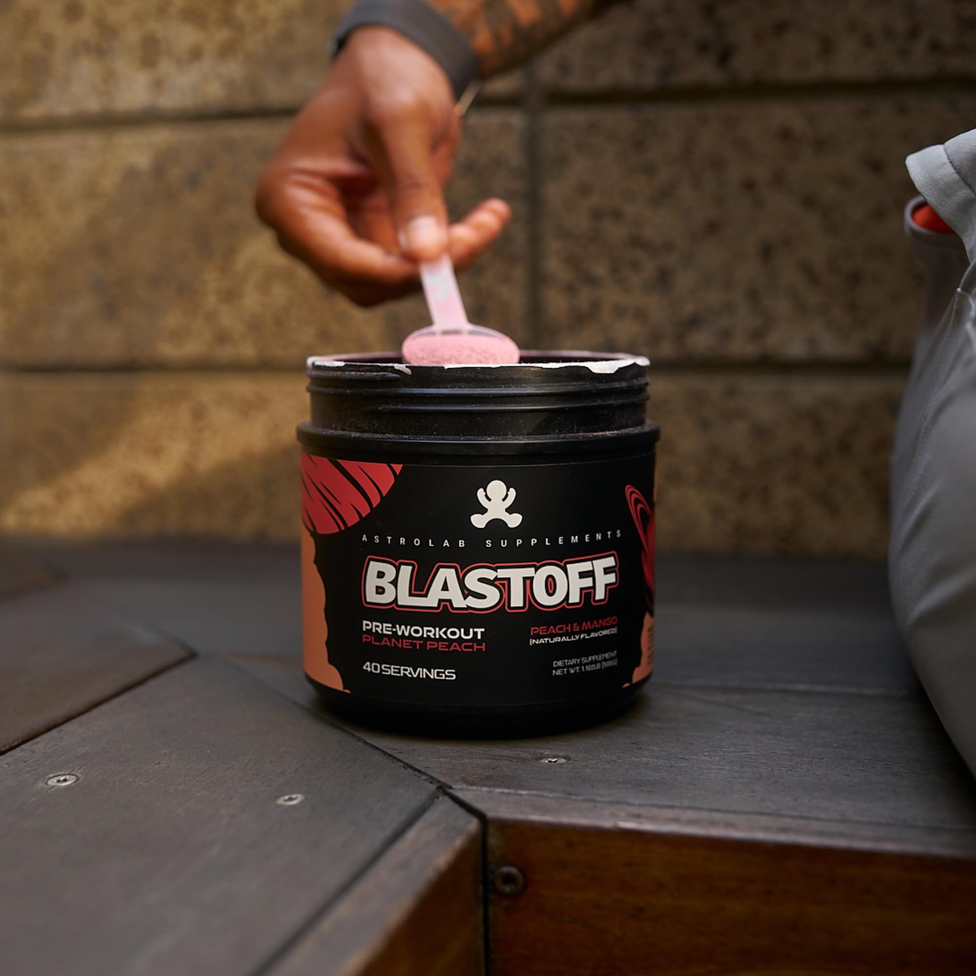 BLASTOFF Pre-Workout Powder - Organic Beet Root Powder with Natural Peach Mango AstroLab Supplements uk supplements