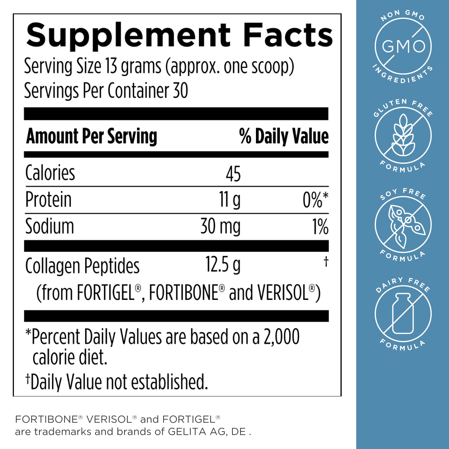 Designs for Health Whole Body Collagen Powder - Hydrolyzed Collagen Peptides Powder for Healthy Skin & Hair, Joint + Bone Health - Fortigel & Verisol Collagen, Unflavored (30 Servings) Designs for Health uk supplements