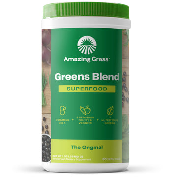 Amazing Grass Greens Blend Superfood: Super Greens Powder Smoothie Amazing Grass uk supplements