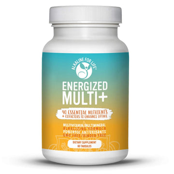 Energized Multi - Potent Multivitamin with 40 Fully Bioavailable Nutrients B Complex Vitamins, Vitamin D, Vitamin C, Vitamin K, Zinc, Quercetin Alkaline for Life uk supplements