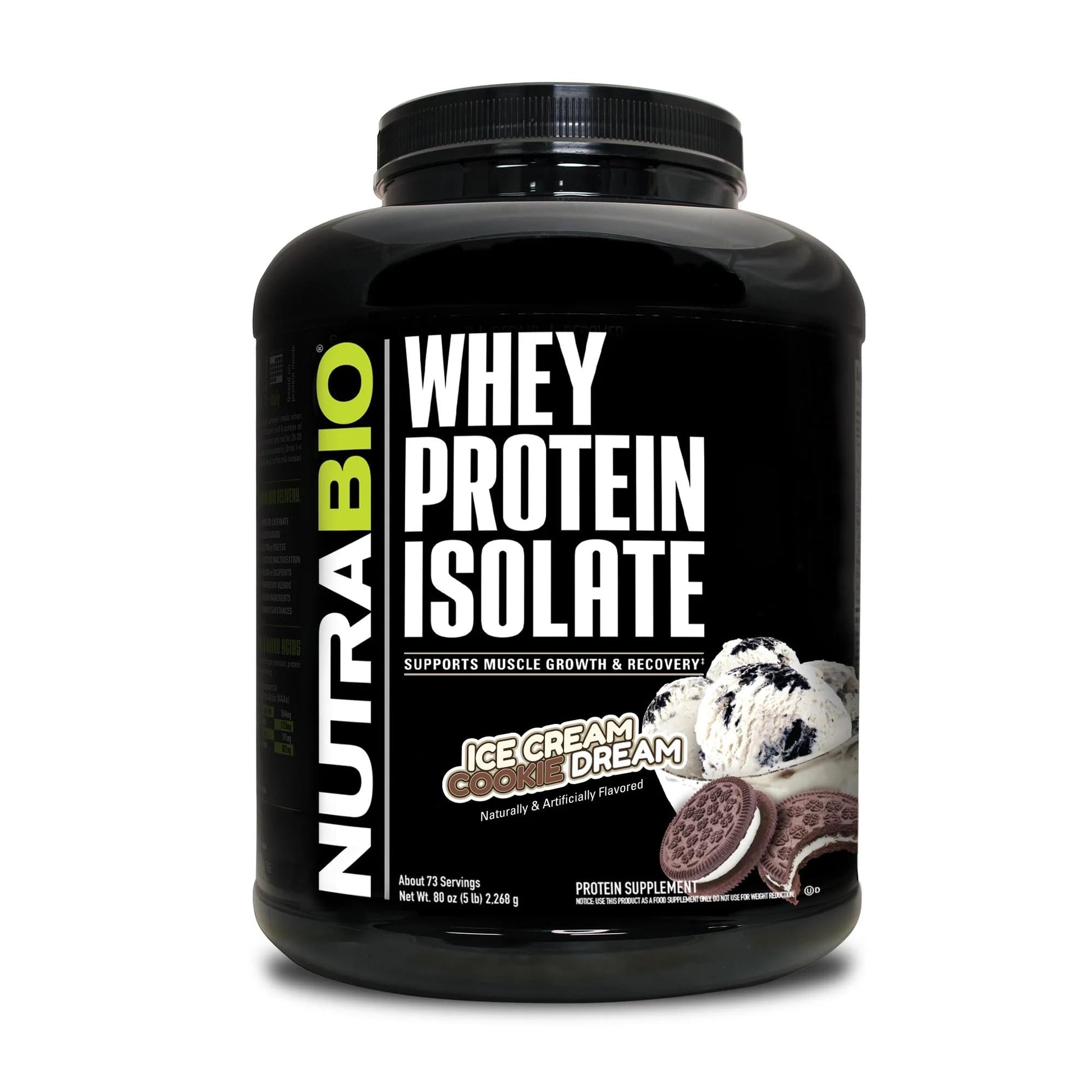 NutraBio Whey Protein Isolate Supplement – 25g of Protein Per Scoop with Complete NutraBio uk supplements