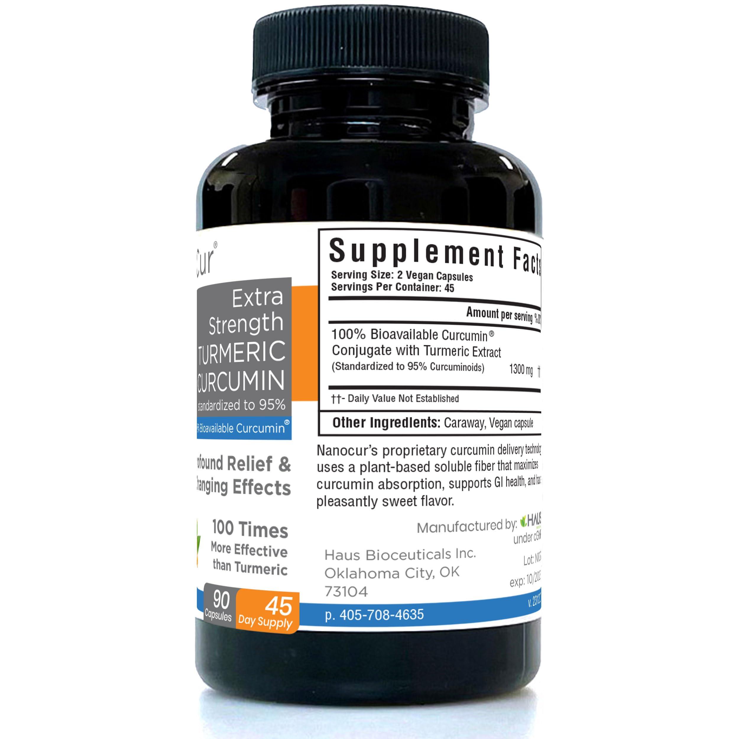 Nanocur Turmeric Curcumin - 100x More Active Than Turmeric, 170% More Active Than Nanocur uk supplements