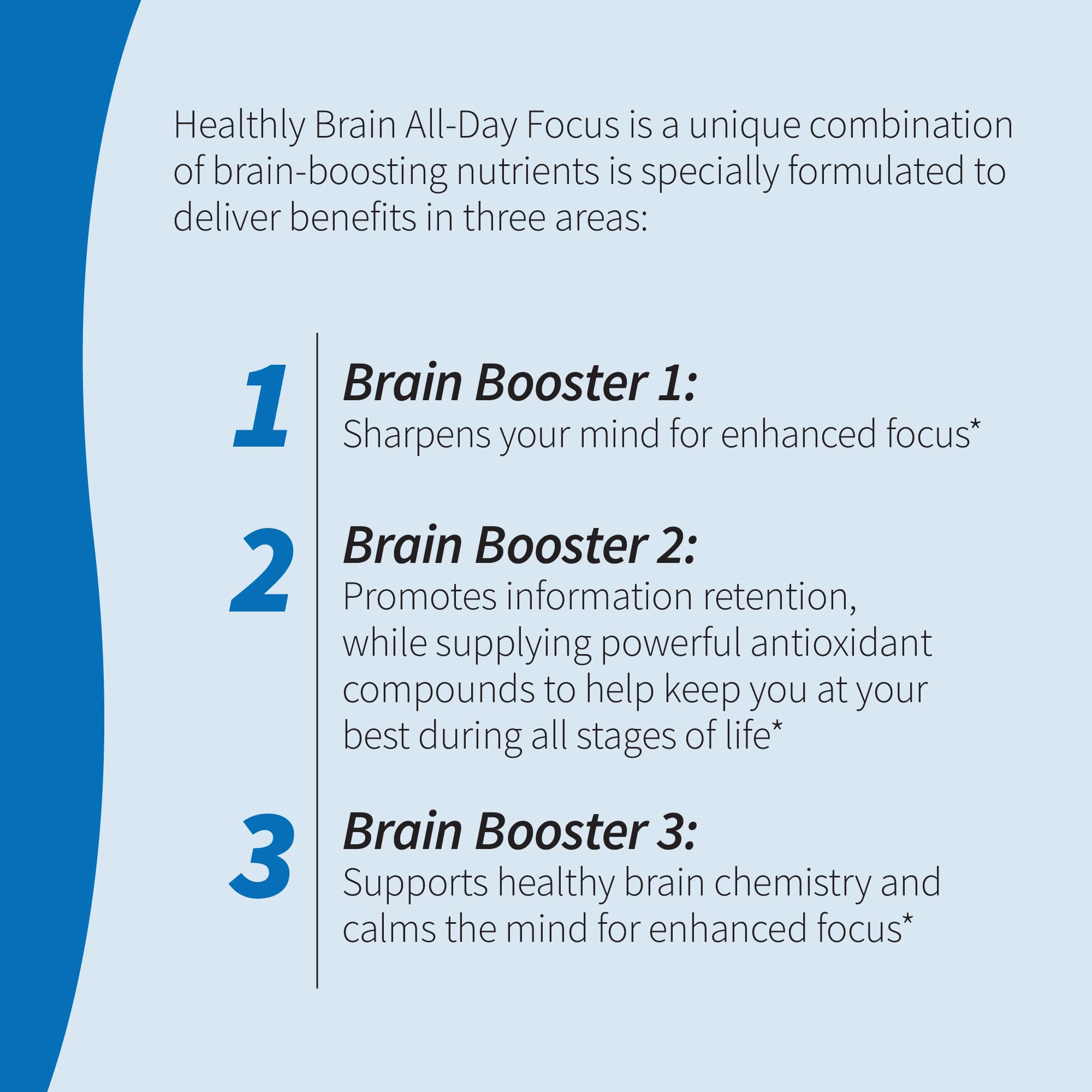 Applied Nutrition Healthy Brain All-Day Focus - 50 Tablets - Powerful 3-in-1 Brain Booster with Turmeric Extract - 25 Servings Applied Nutrition uk supplements