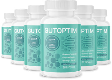 GutOptim Probiotic & Prebiotic Capsules | Pre and Probiotics for Synbiotic Gut Health & Bloating Relief for Women & Men | Enzyme with Probiotics for Digestive Health | Non-GMO, 60 Ct, 6 Month Supply Nature’s NutriWave uk supplements