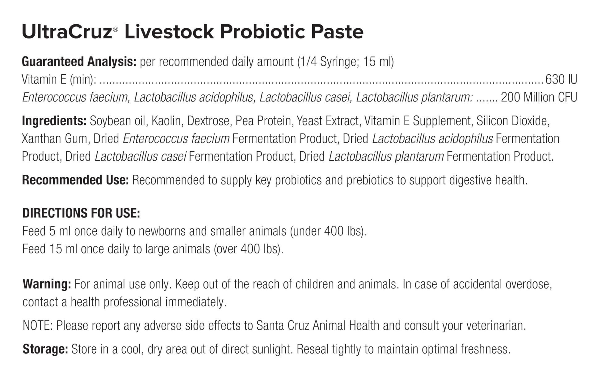 60 ml, Paste, 4 Day Supply UltraCruz uk supplements