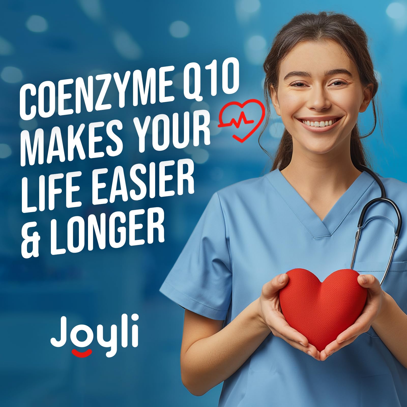 High Absorption CoQ10 500MG - Co Q 10 Supplement 120 Softgels for Heart Health&Energy JOYLI Nutrition uk supplements