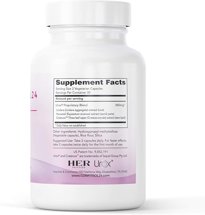 Confitrol24 Bladder Control Daily Supplement Leading Edge Health uk supplements