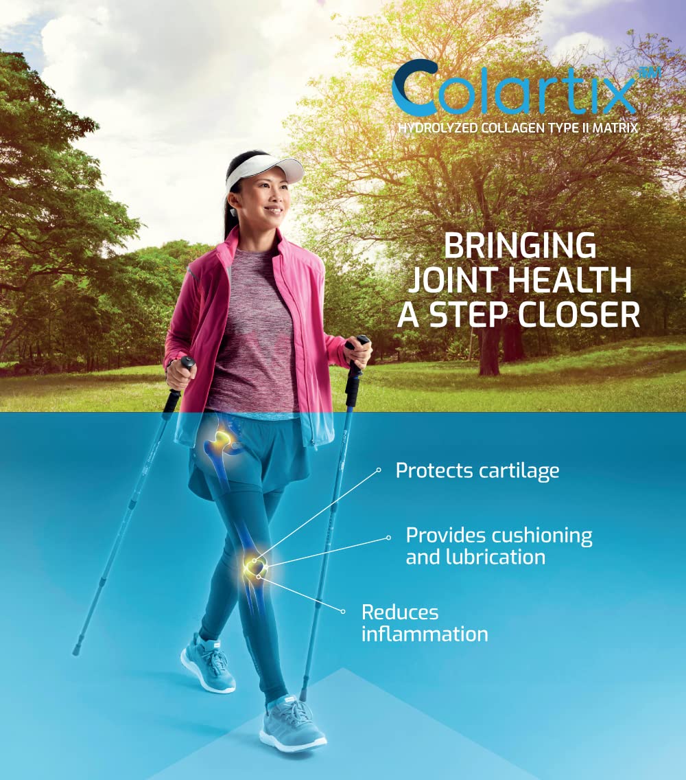 New: Colartix™ Collagen - 120 Capsules - Joint Specific Type II Collagen from Cartilage Time Health uk supplements