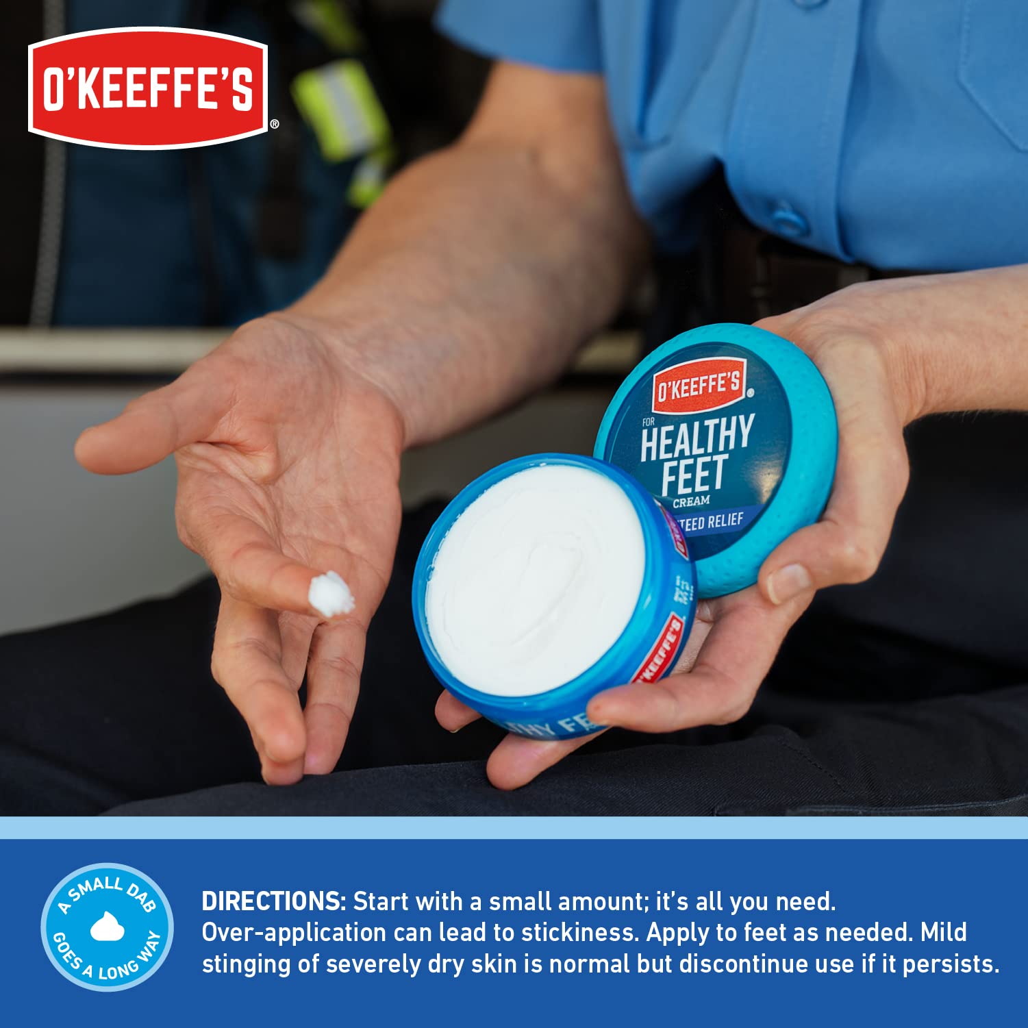 O'Keeffe's for Healthy Feet Foot Cream, Guaranteed Relief for Extremely Dry, Cracked Feet O'Keeffe's uk supplements