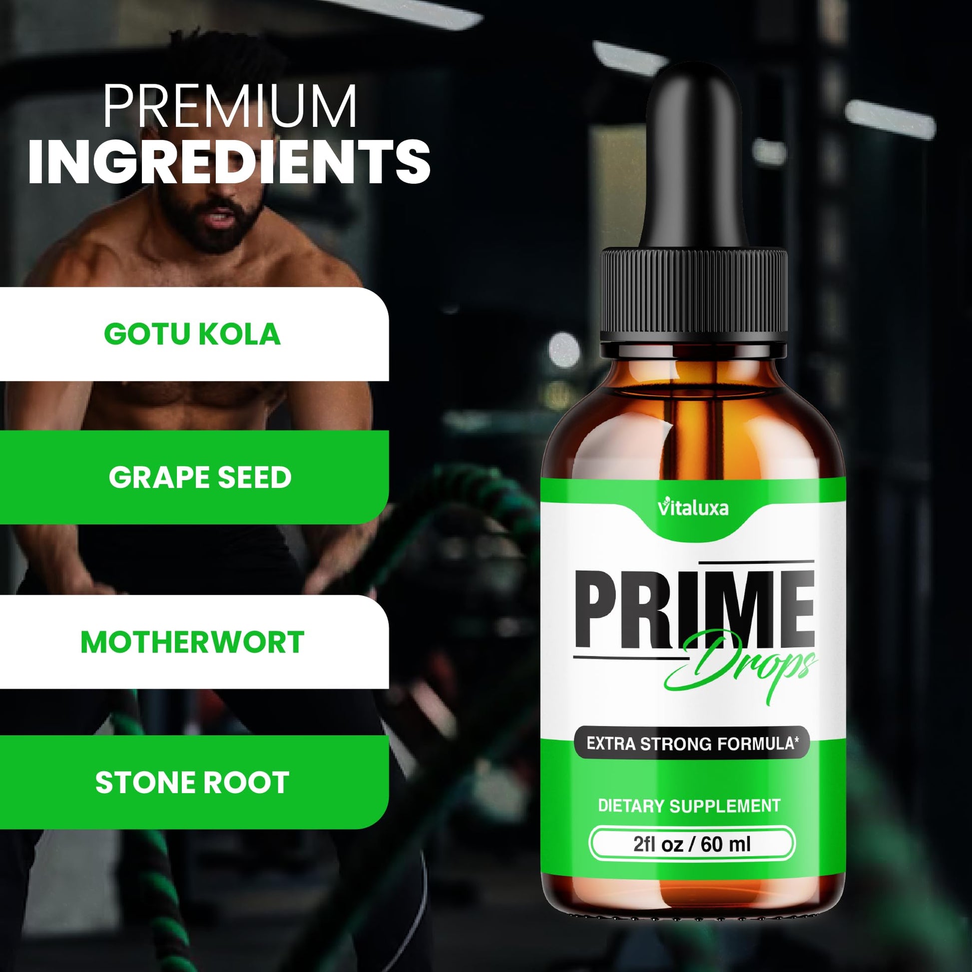 (2 Pack) Prime Drops for Men, Extra Strength Prime Drops Liquid Supplement Performance Blend All Natural Support, PrimeDrops Advanced Formula Vitamins for Health Wellness Reviews (4oz) Vitaluxa uk supplements