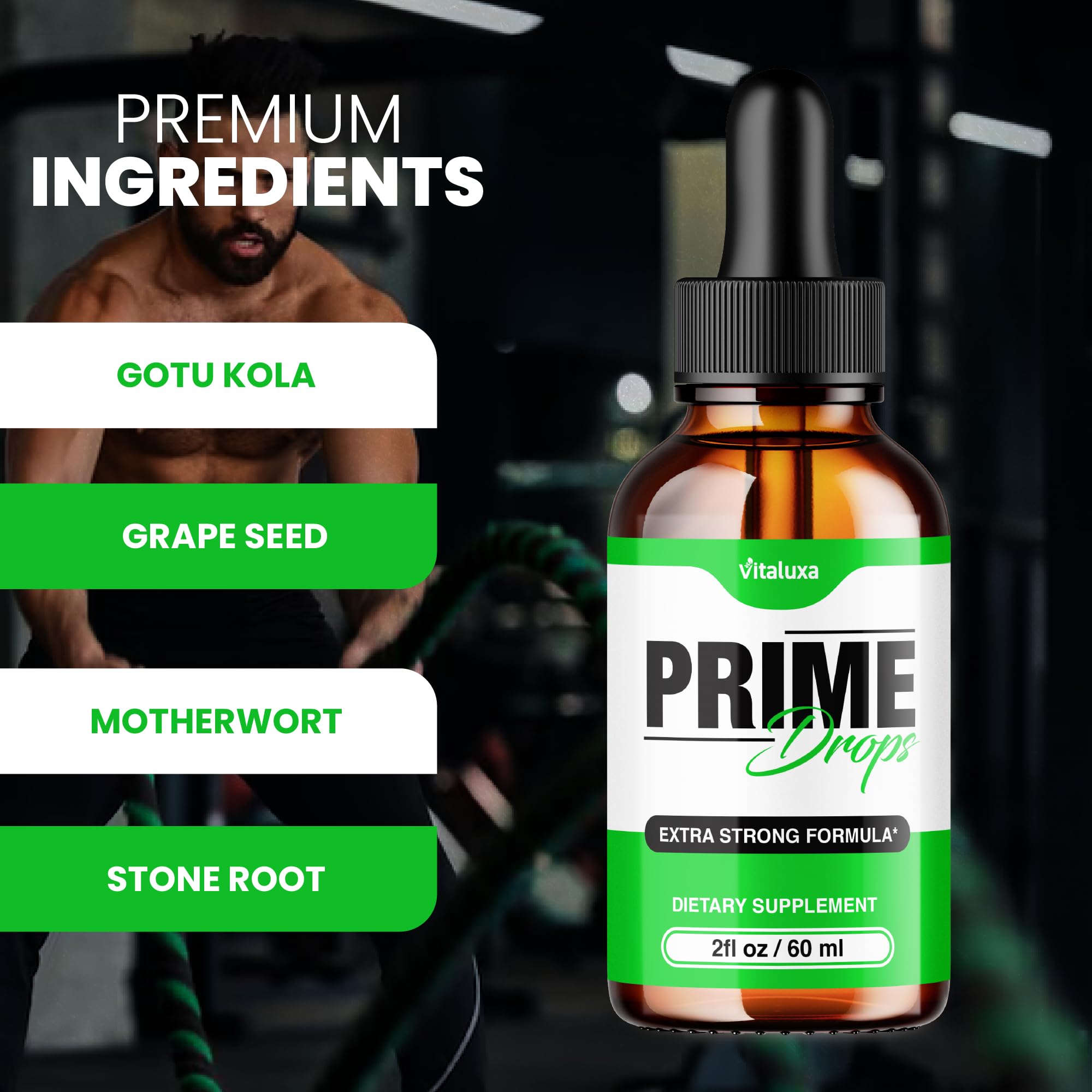 (2 Pack) Prime Drops for Men, Extra Strength Prime Drops Liquid Supplement Performance Blend All Natural Support, PrimeDrops Advanced Formula Vitamins for Health Wellness Reviews (4oz) Vitaluxa uk supplements