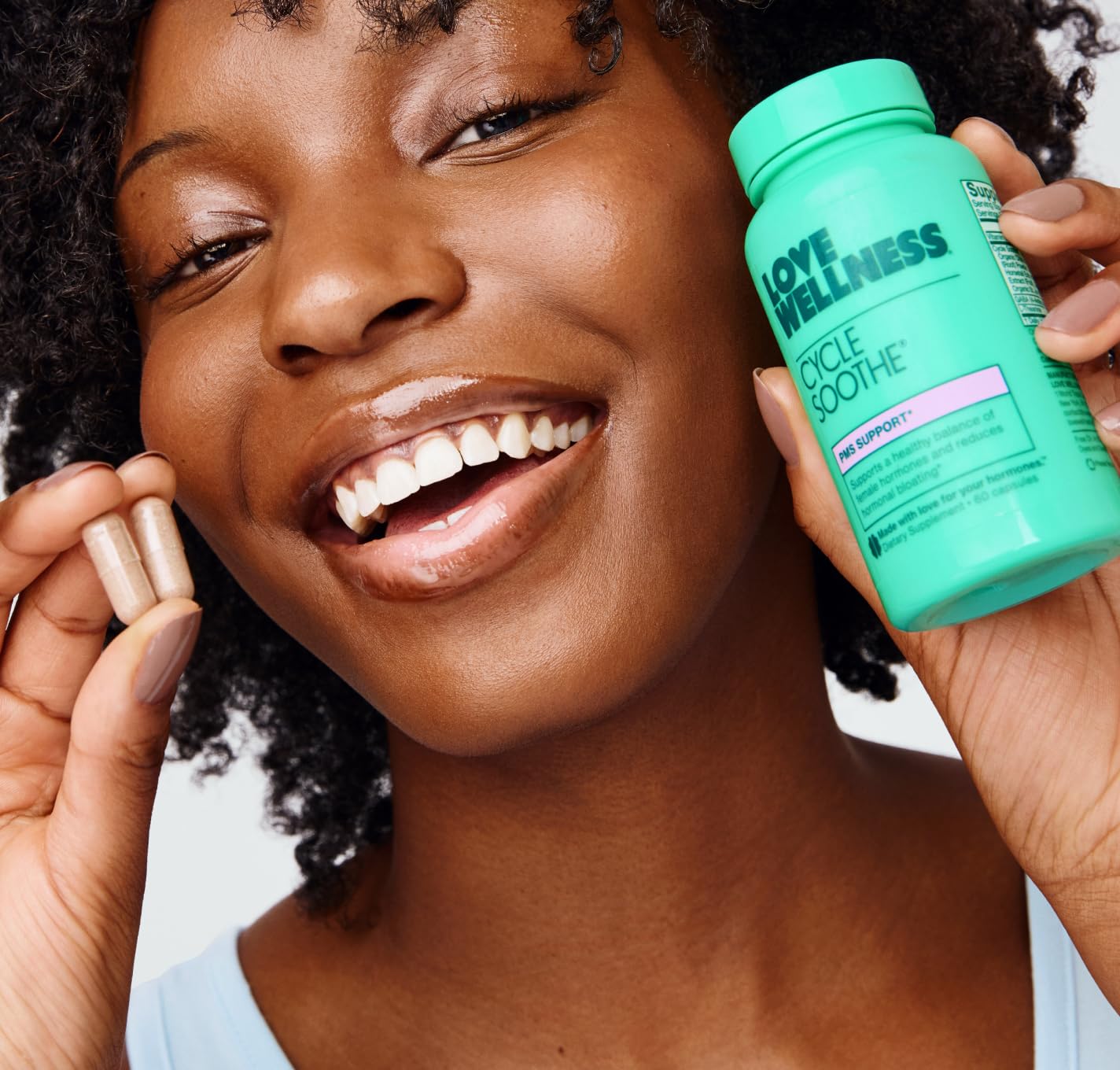 Love Wellness Cycle Soothe Supplement | Promotes a Happy Mood | Helps with PMS Hormones, Stress Relief, & Improves Mood | 60 Capsules Love Wellness uk supplements