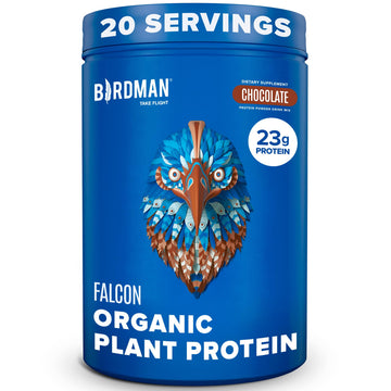 BIRDMAN Falcon Vegan Protein Powder Organic, Stevia & Sugar Free, Plant Based Protein BIRDMAN uk supplements