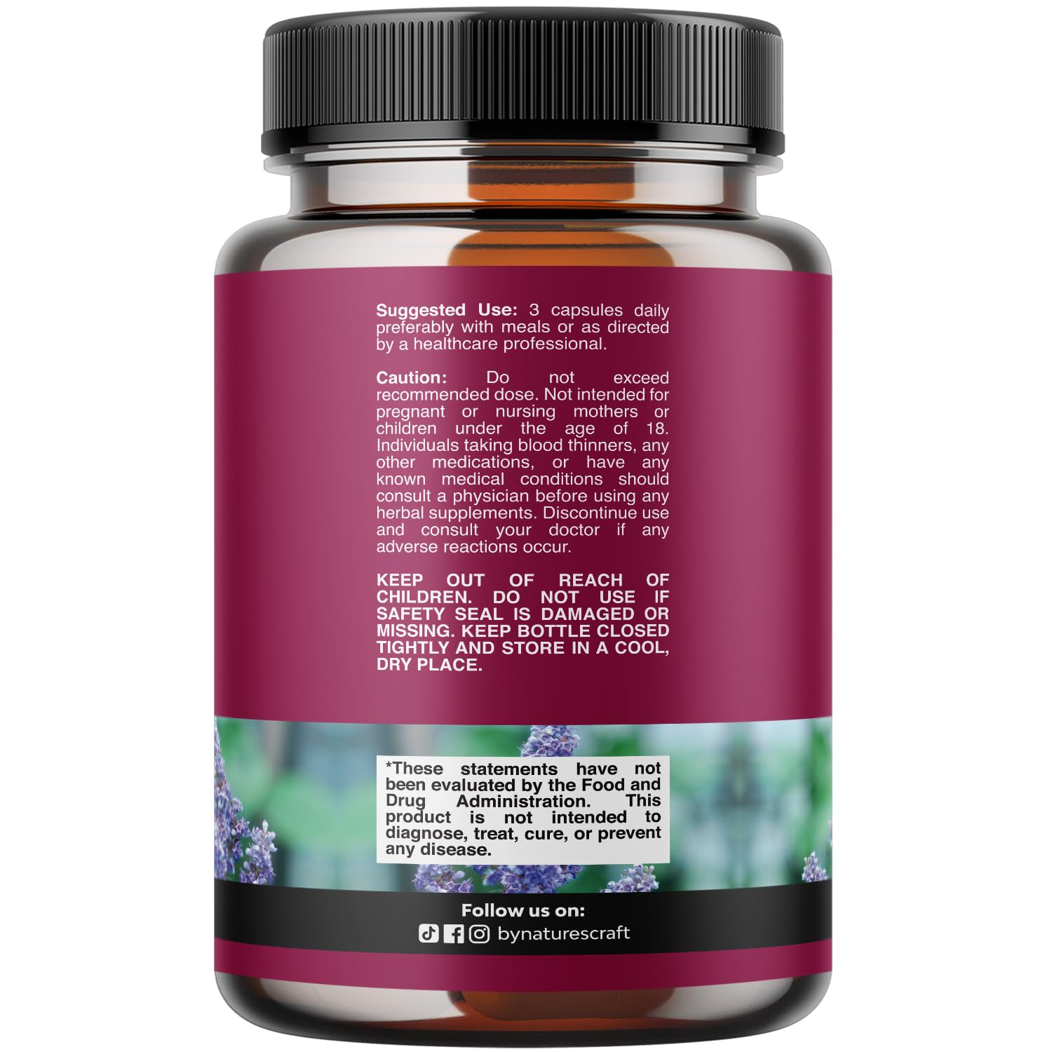 Complete Herbal Menopause Supplement for Women - Soy Free Female Hormone Balance Capsules for Night Sweats Hot Flashes & Mood Swings with Dong Quai, Chaste Berry & Black Cohosh Root - 75 Count Natures Craft uk supplements